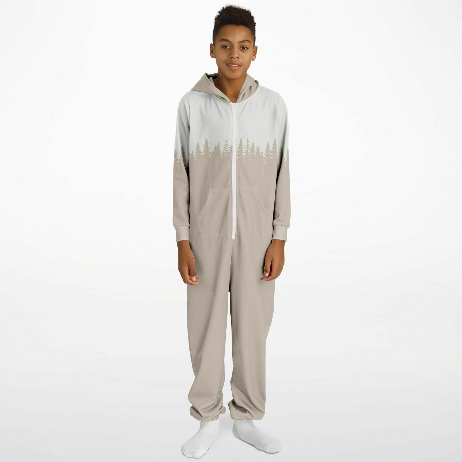 Tree Outline YOUTH UNISEX JUMPSUIT