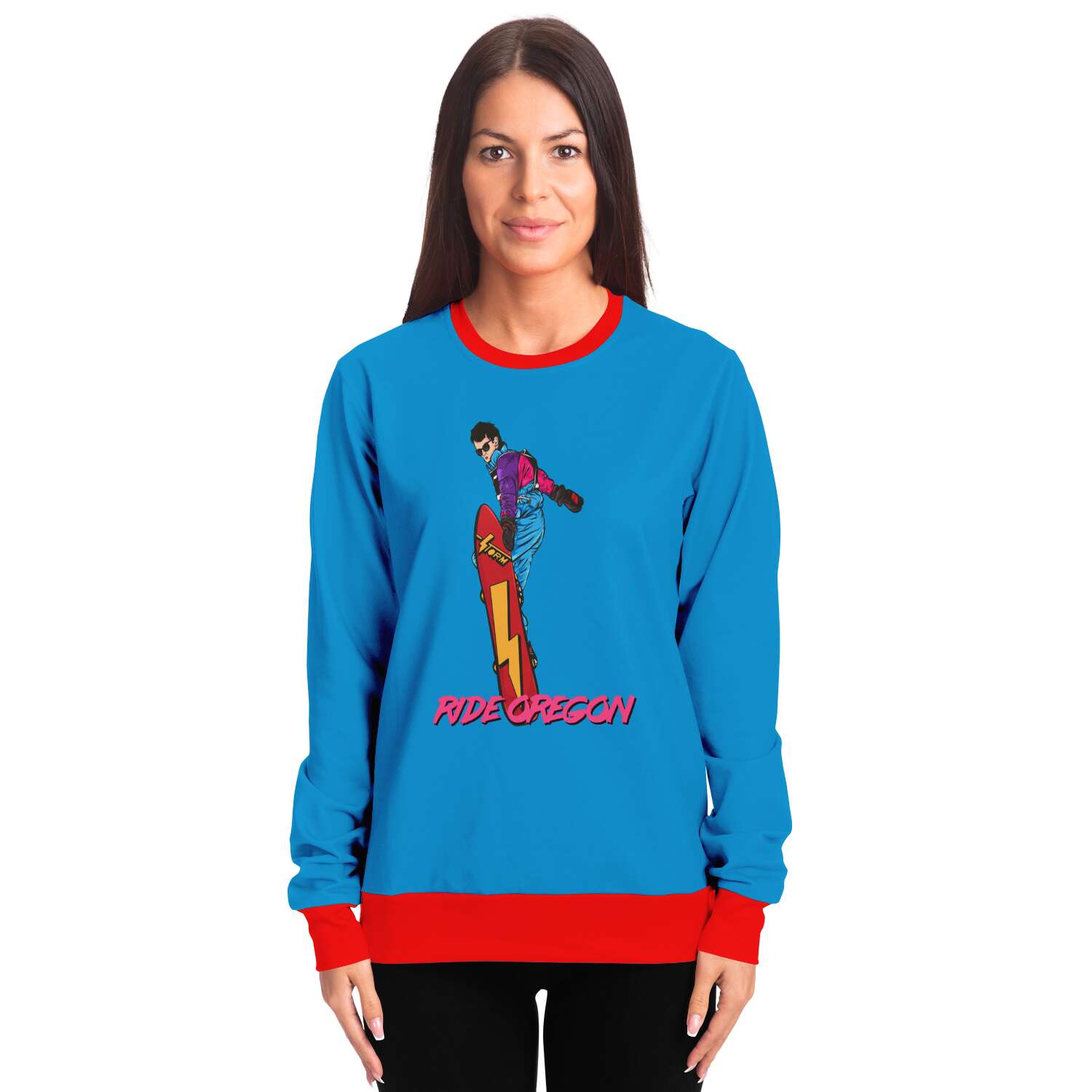 Ride Oregon Ugly Christmas Sweater - Powderaddicts