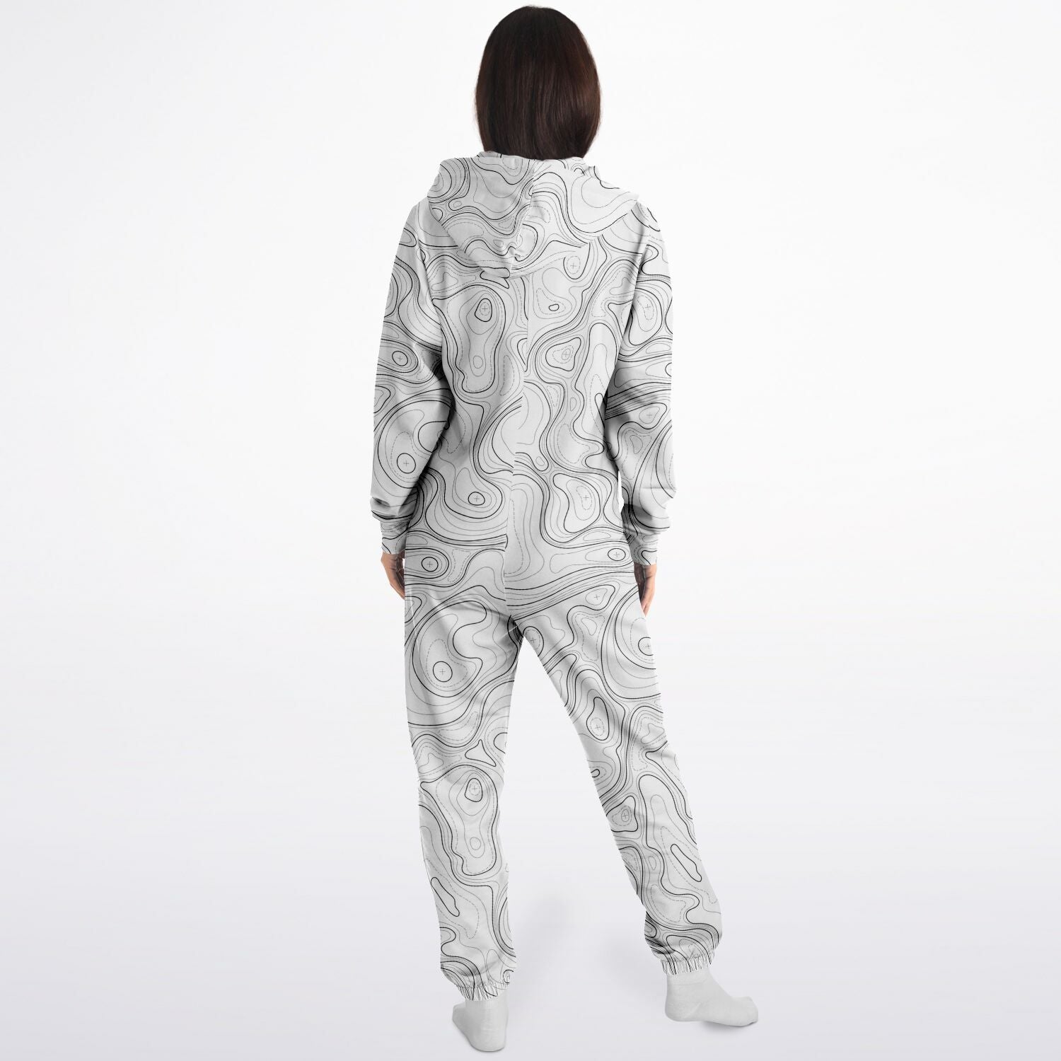 WHITE TOPO ADULT UNISEX JUMPSUIT