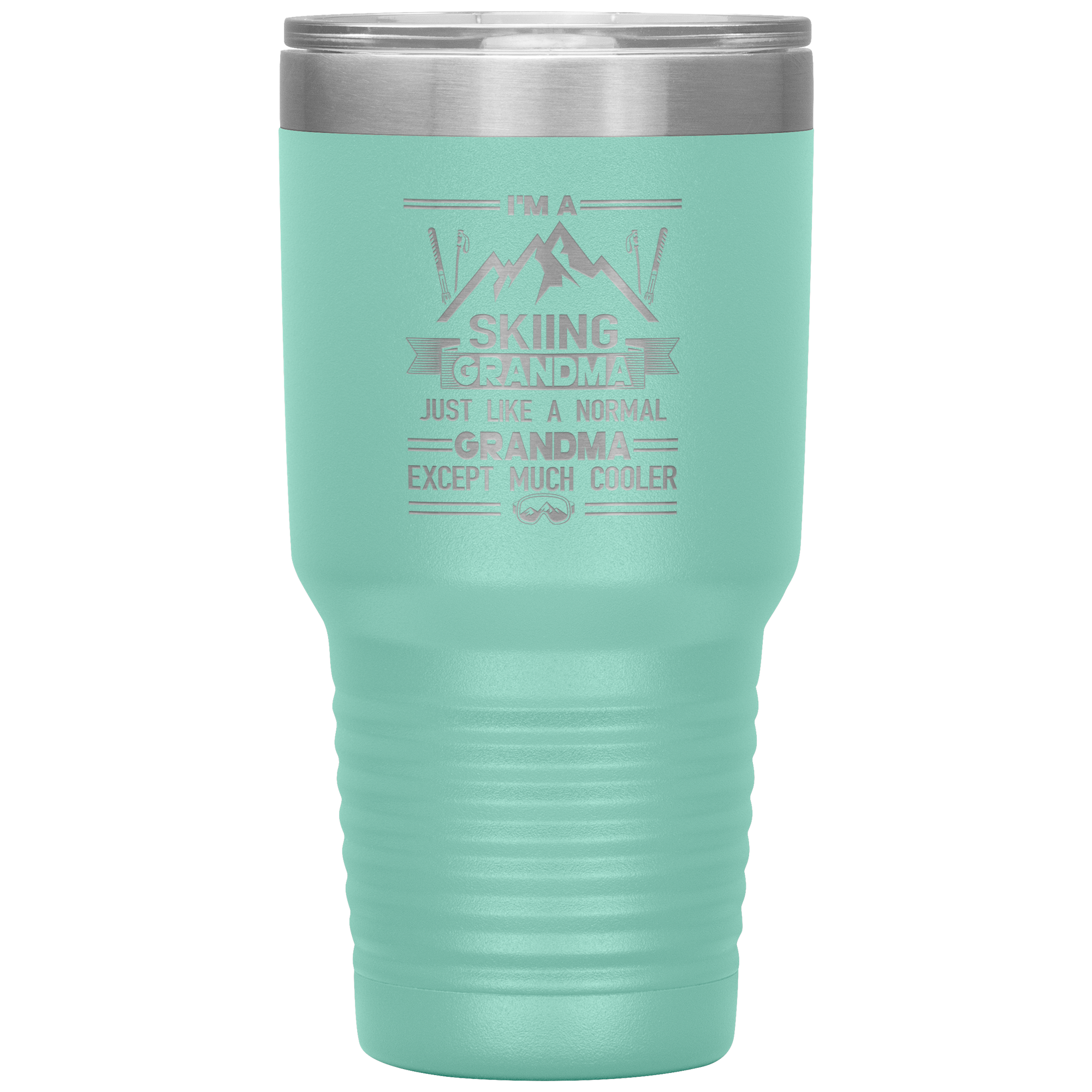 I'm A Skiing Grandma 30oz Tumbler - Powderaddicts