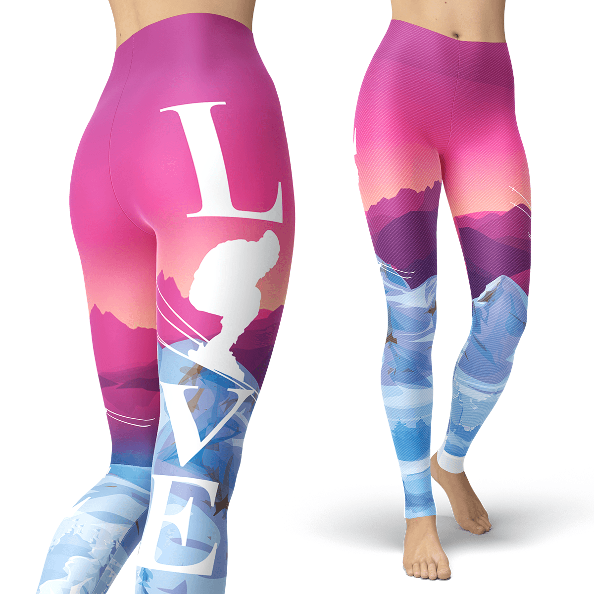 Love Ski Even At Sunset Leggings - Powderaddicts