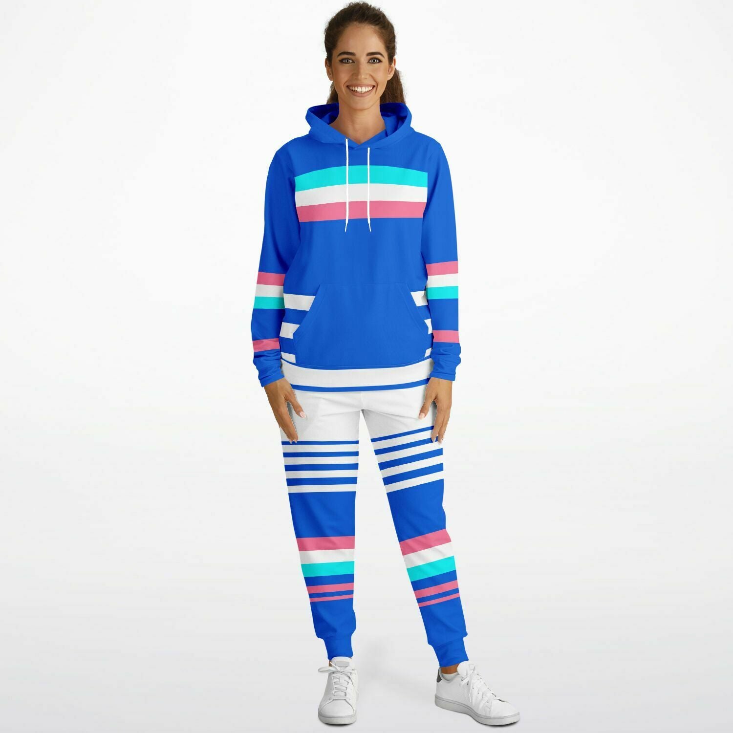 Stripe Club Hoodie and Jogger Set