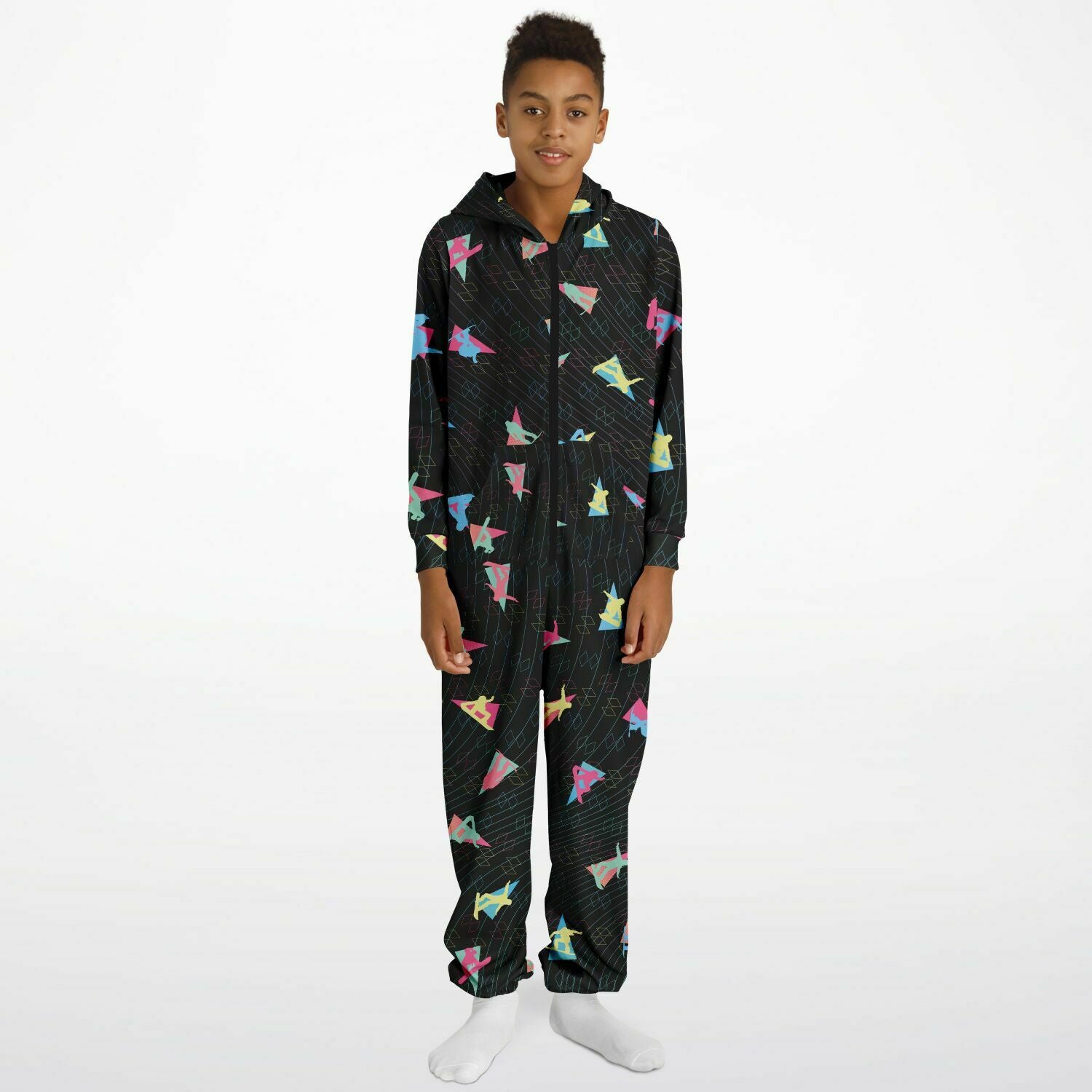 Snowboard Party Kid's Unisex Jumpsuit