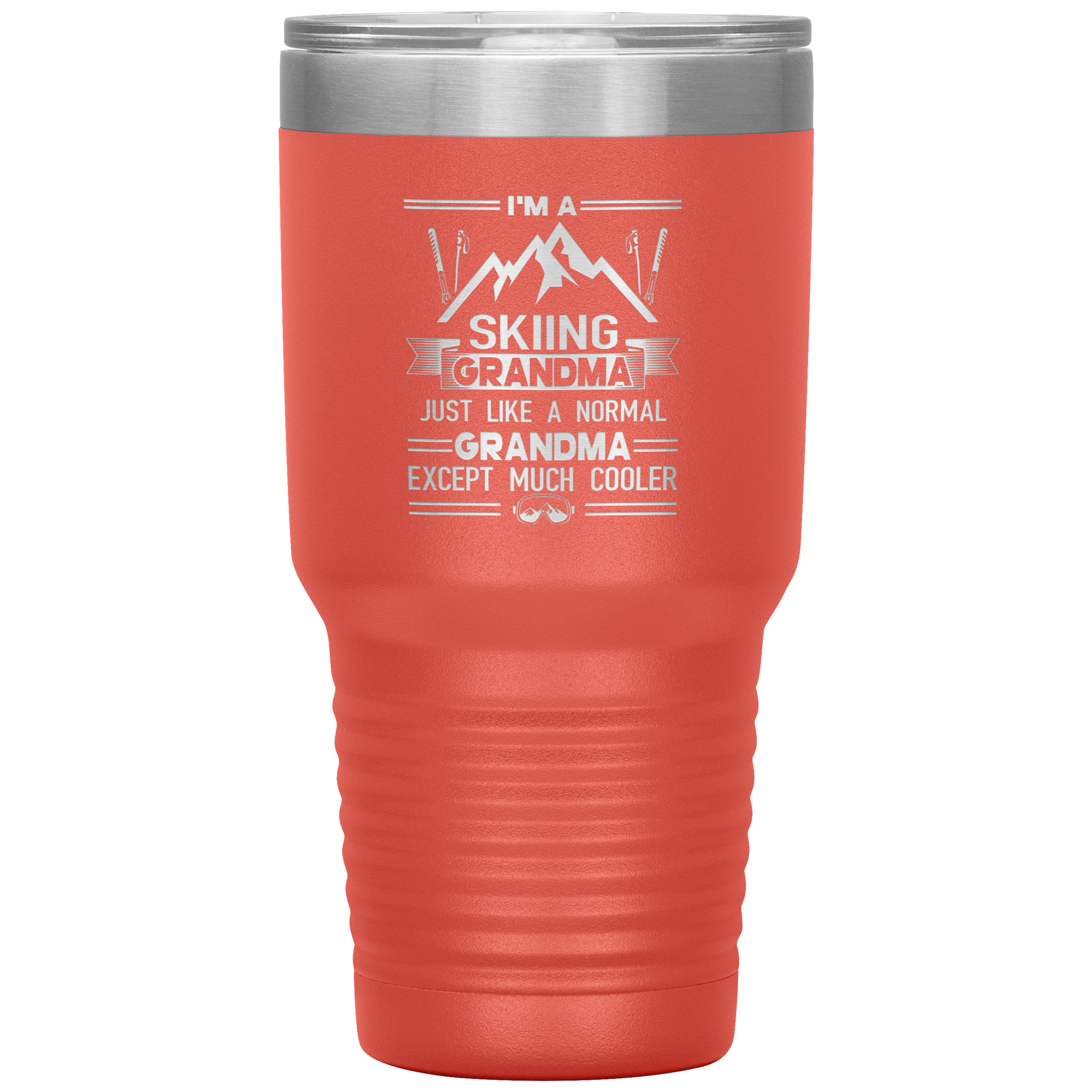 I'm A Skiing Grandma 30oz Tumbler - Powderaddicts