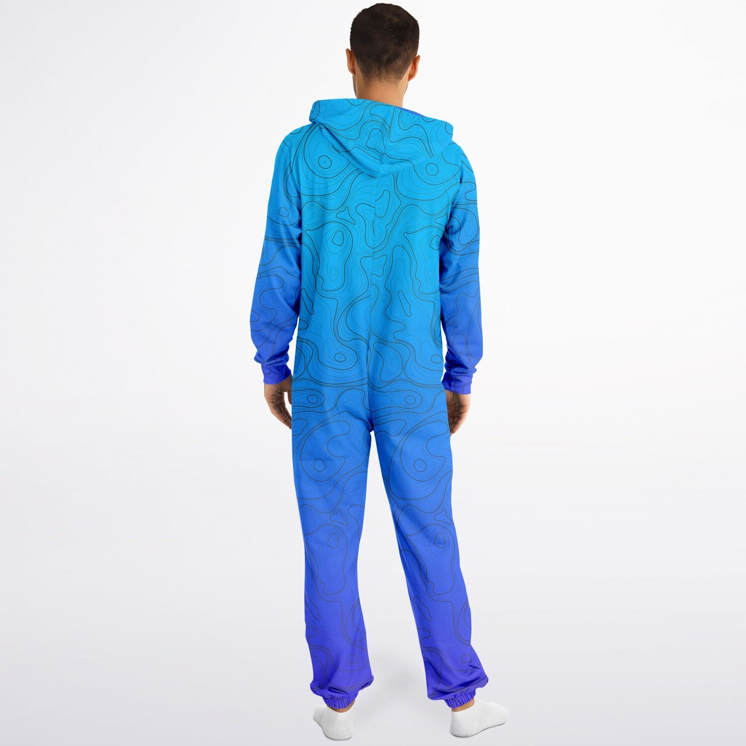 Gradient Topo Adult Unisex Jumpsuit