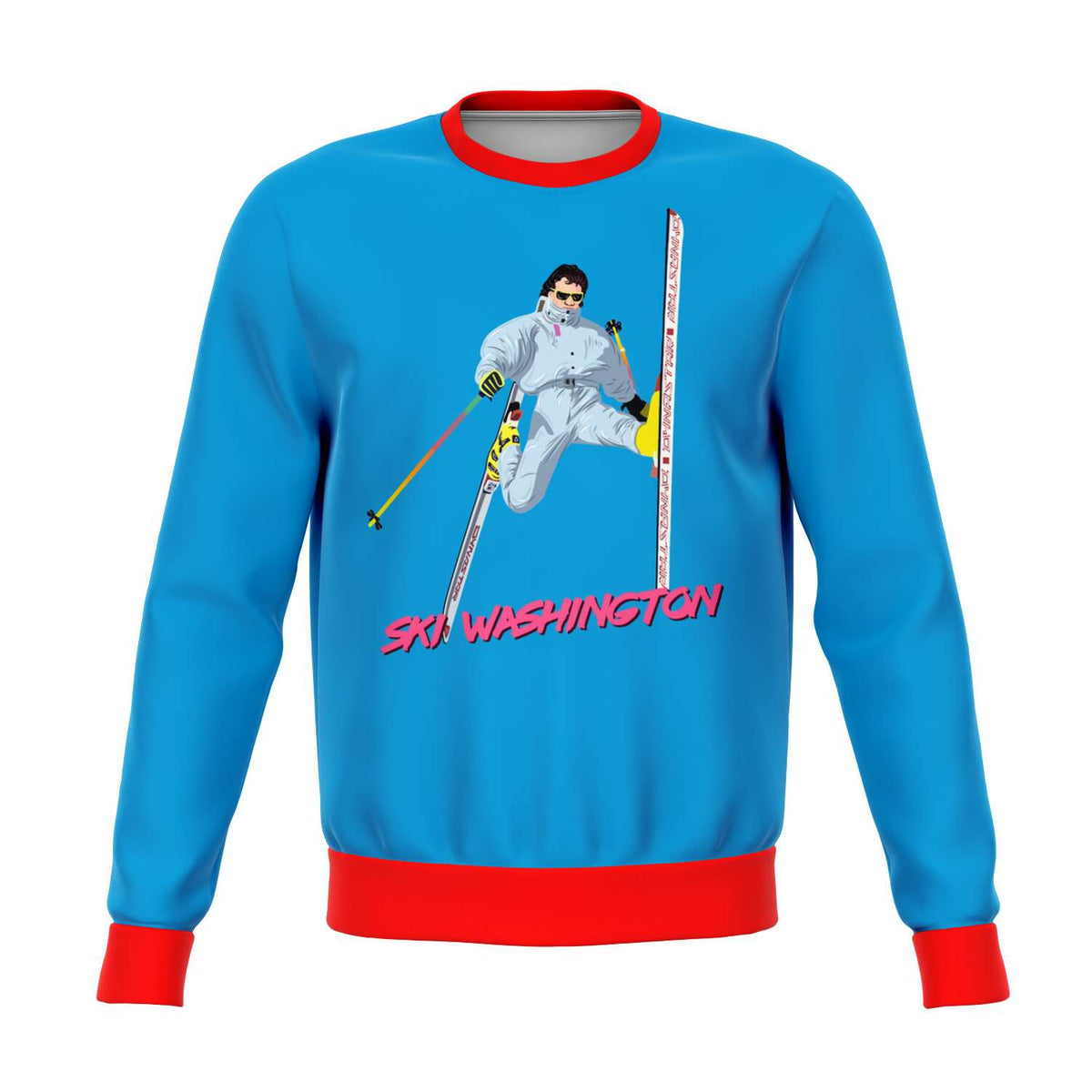 Ski Washington Ugly Christmas Sweater - Powderaddicts