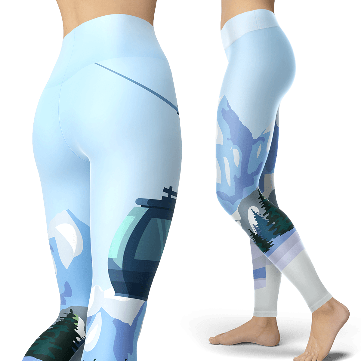 Cable Car Leggings - Powderaddicts