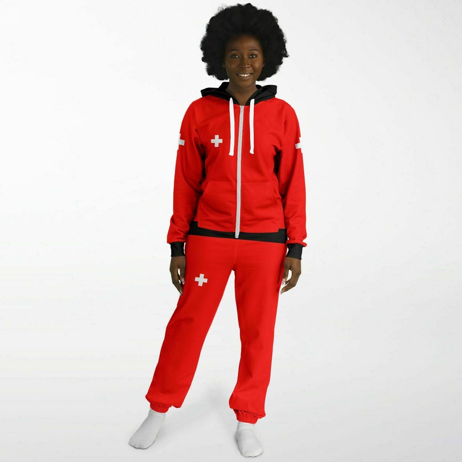 Ski patrol Adult Unisex Jumpsuit