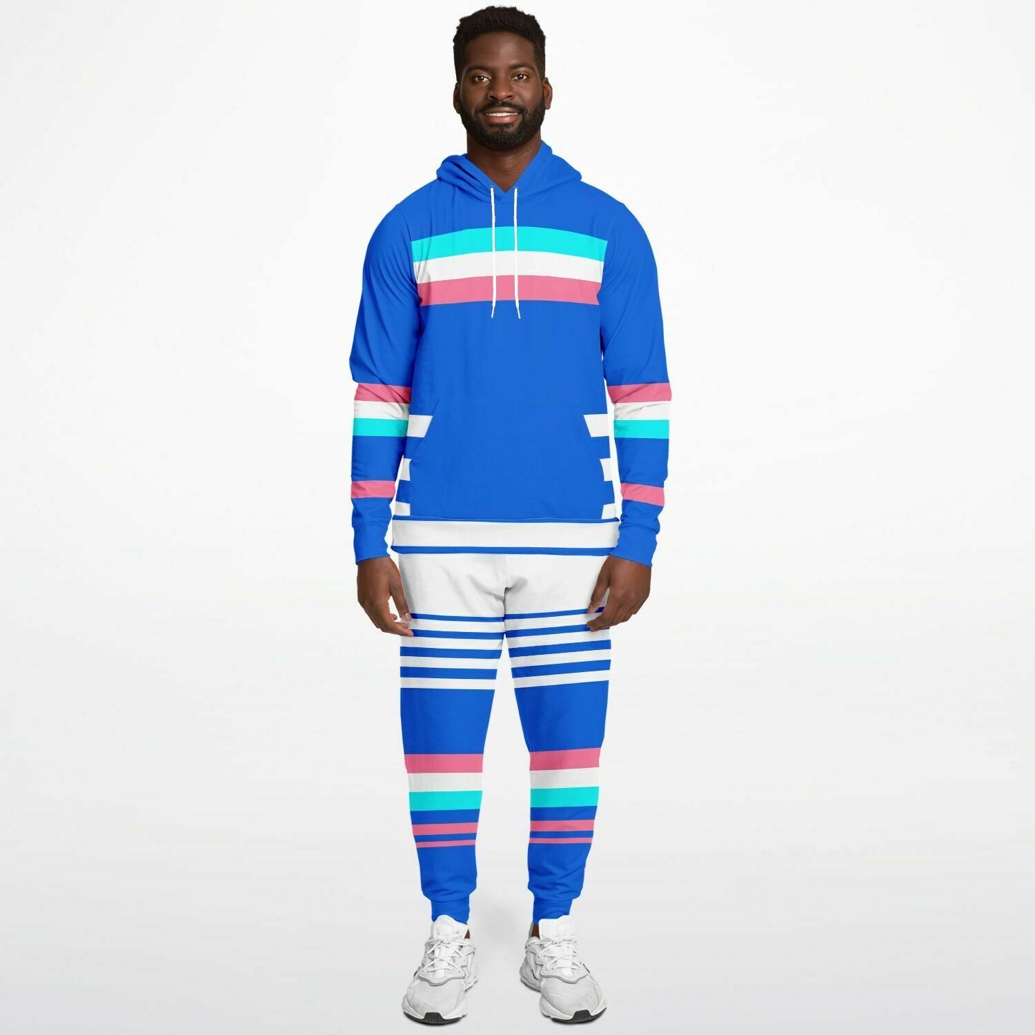 Stripe Club Hoodie and Jogger Set