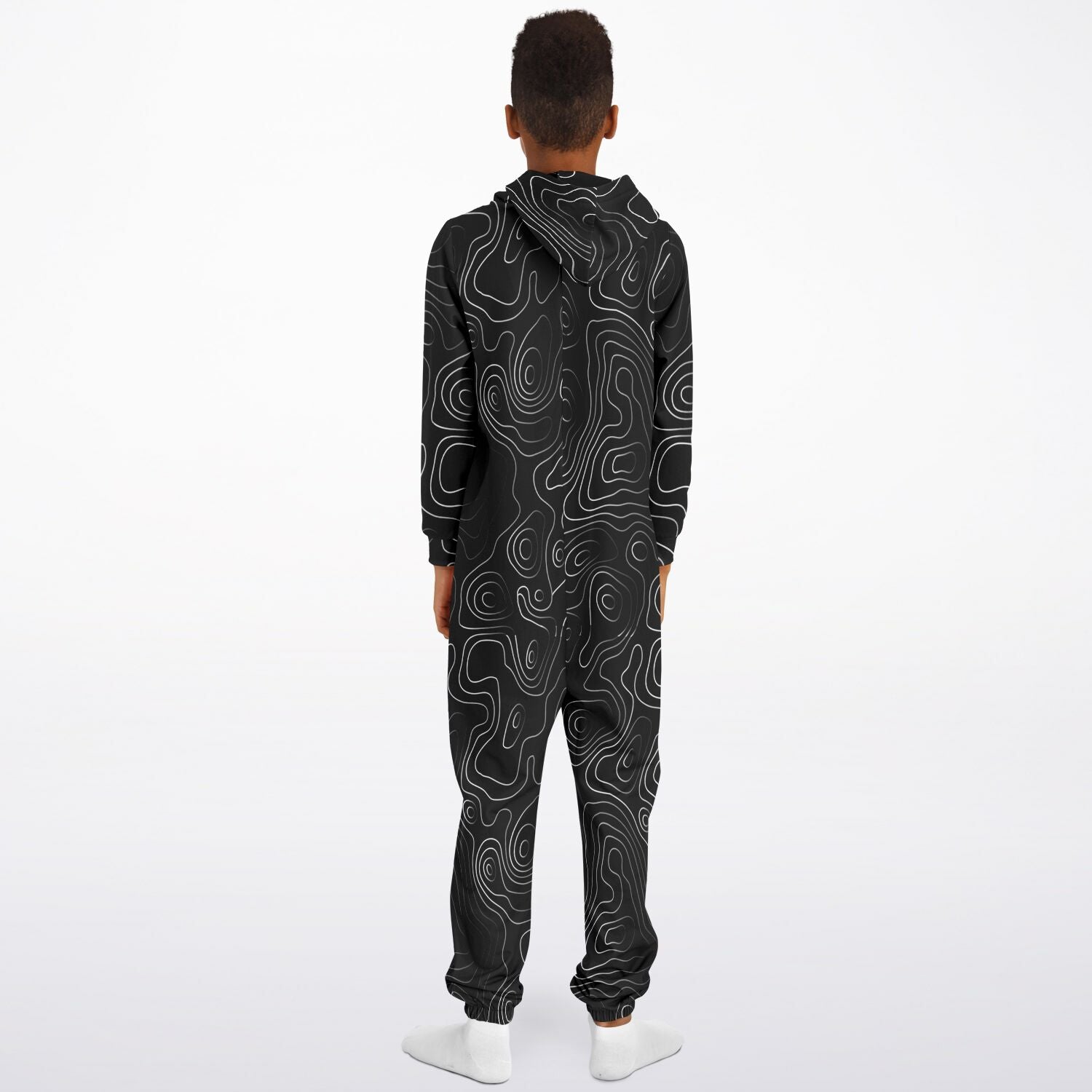 Black Topo Youth Unisex Jumpsuit