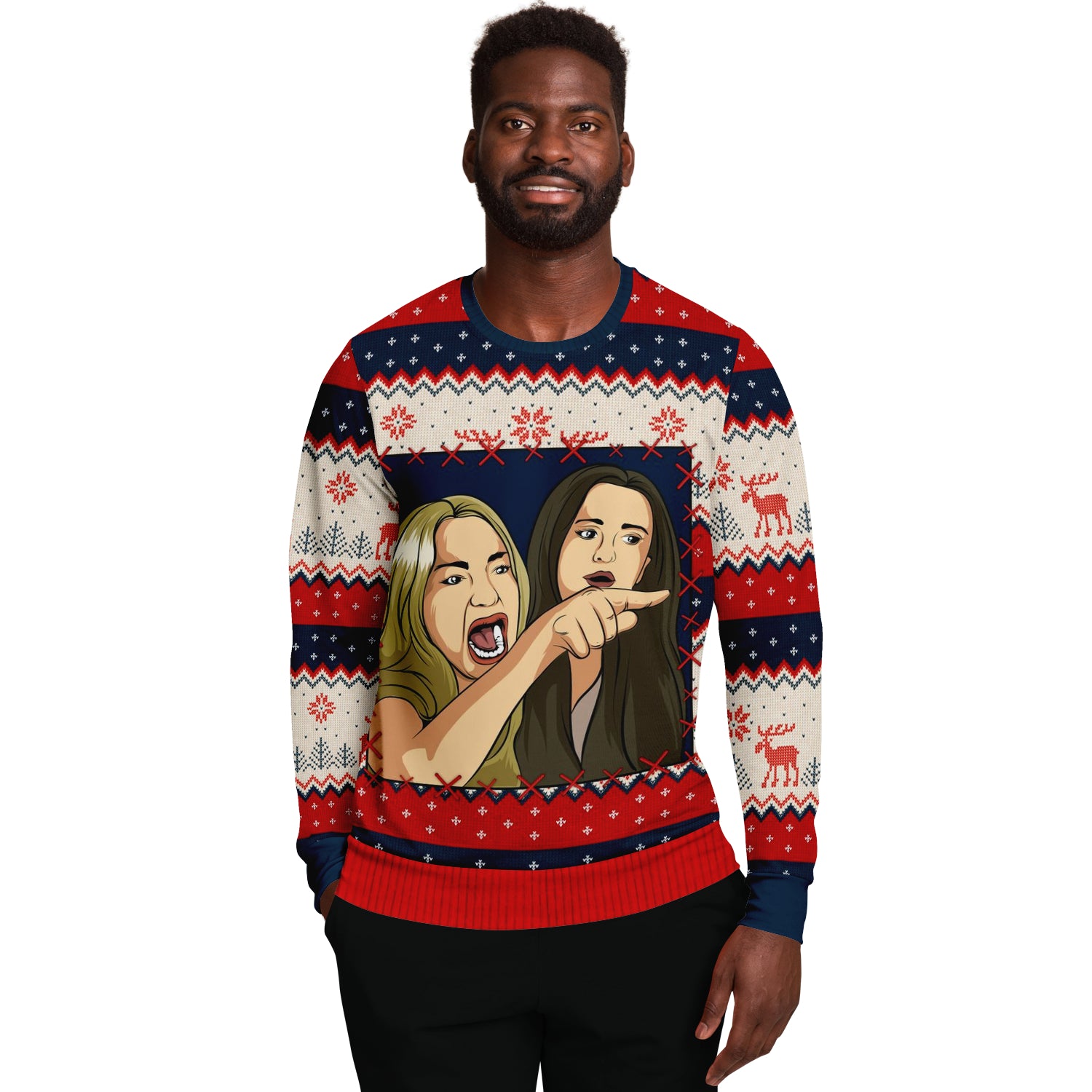 Cat Meme Pt. 2 Ugly Christmas Sweater - Powderaddicts