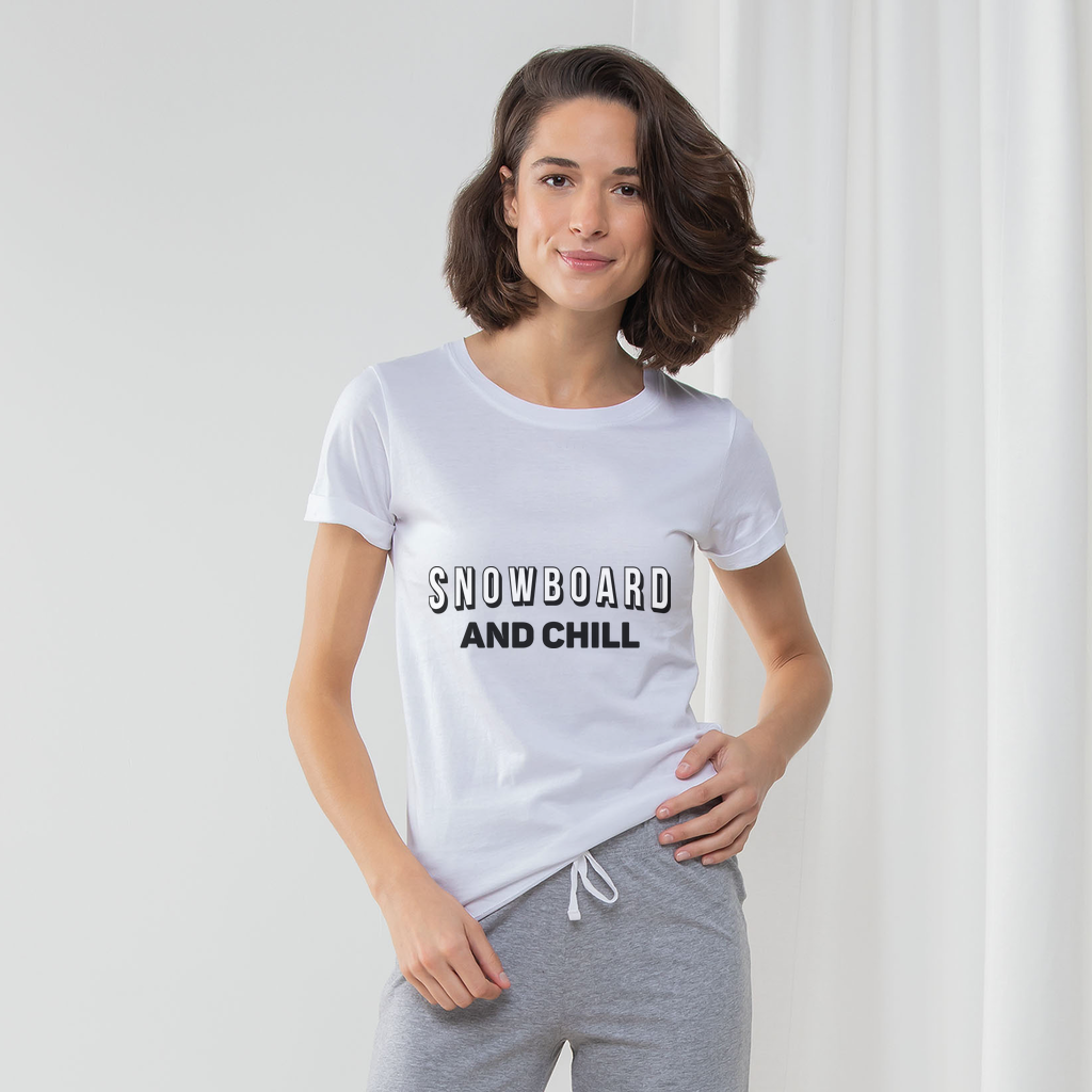 SNOWBOARD AND CHILL PAJAMA SET - Powderaddicts