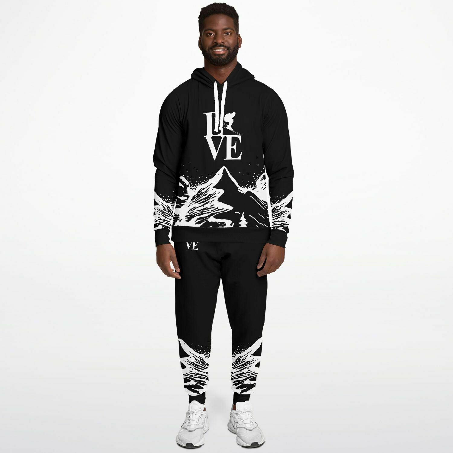 Love Ski Unisex Hoodie and Jogger Set