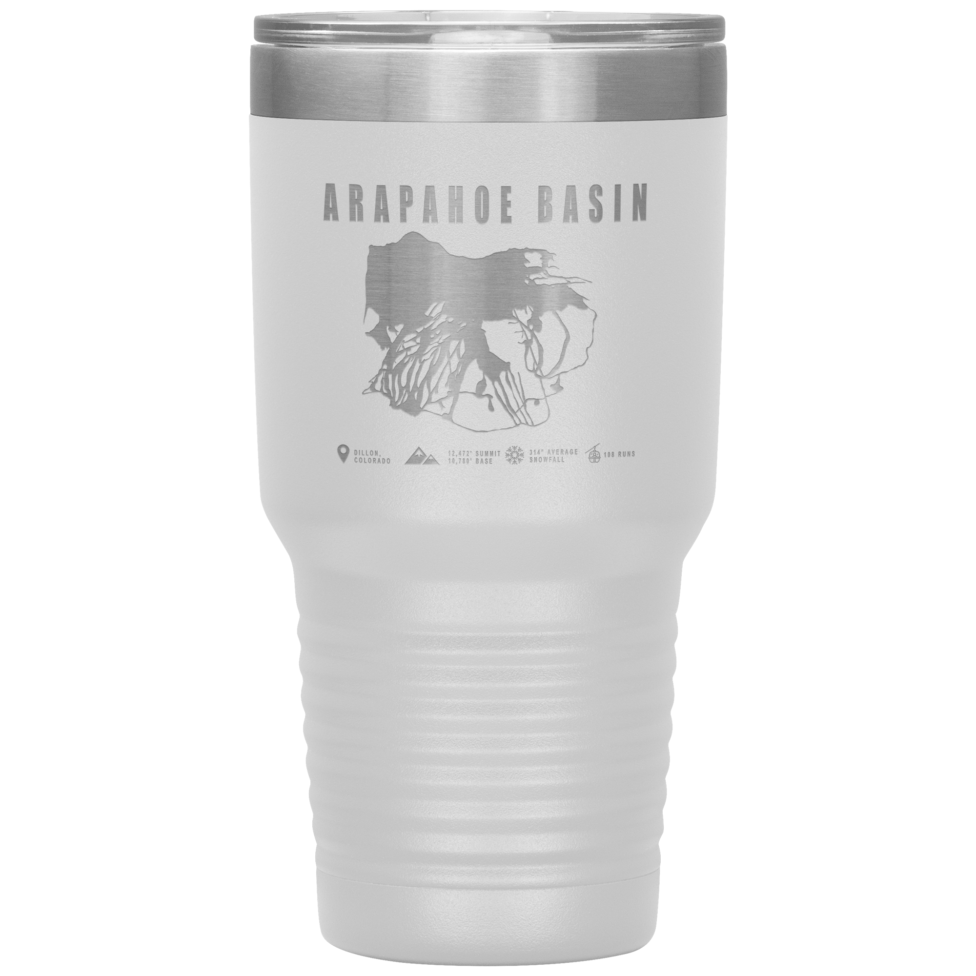 Arapahoe Basin,Colorado Ski Resort 30oz Tumbler - Powderaddicts