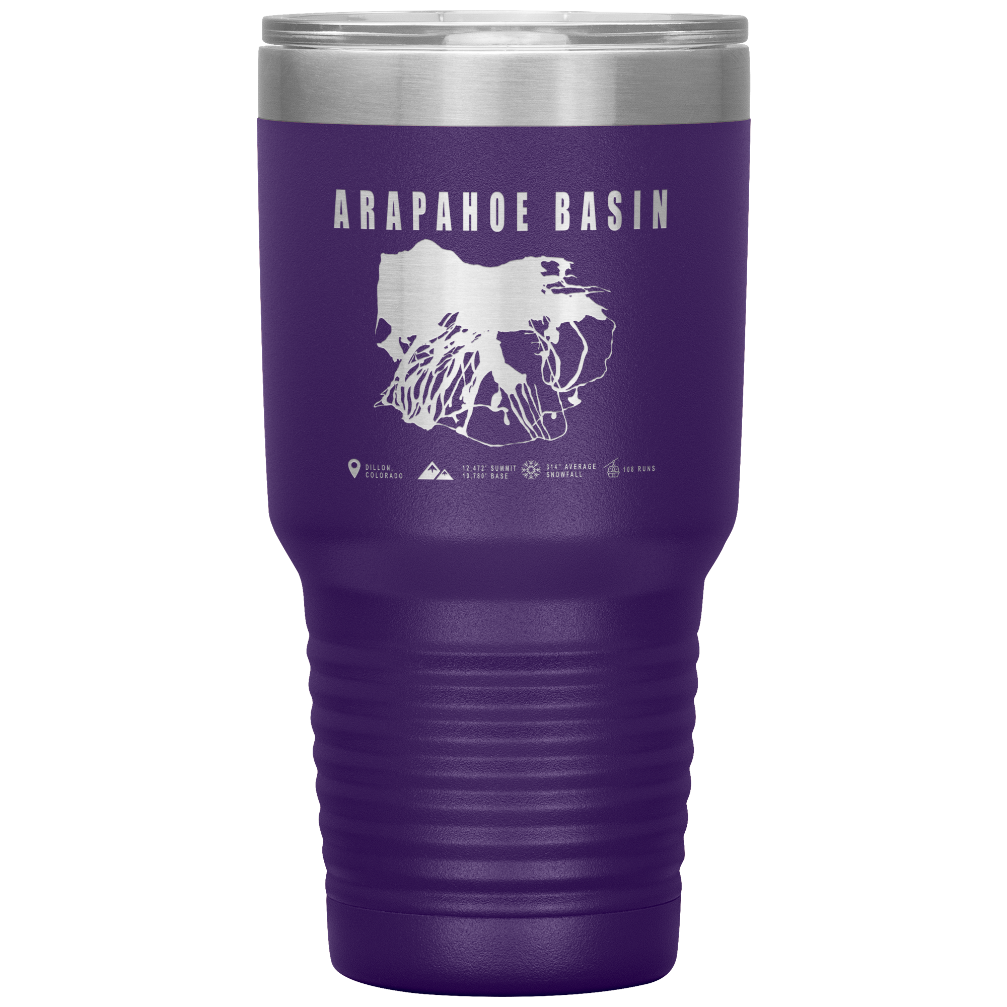 Arapahoe Basin,Colorado Ski Resort 30oz Tumbler - Powderaddicts