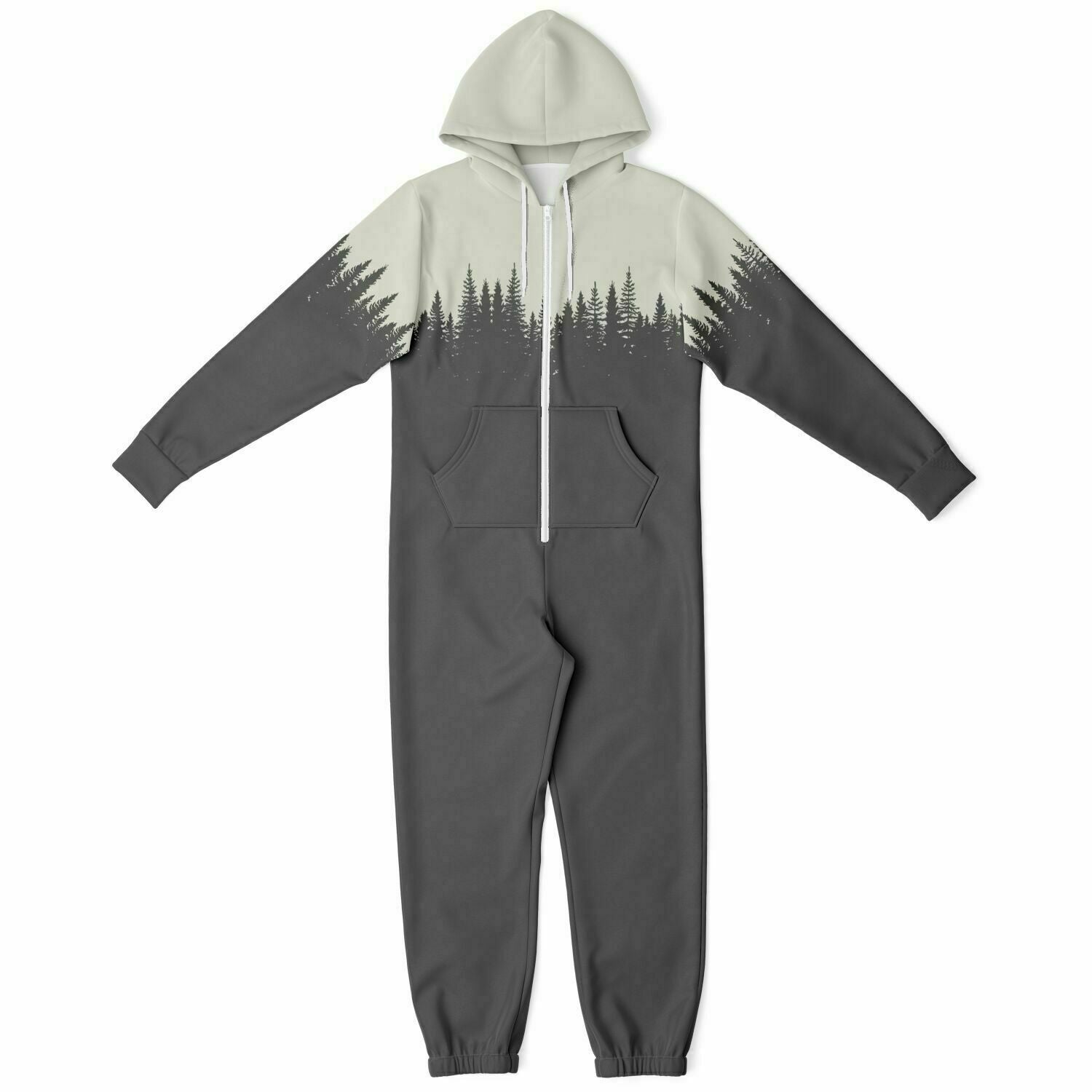 TREE OUTLINE HOODIE ADULT UNISEX JUMPSUIT