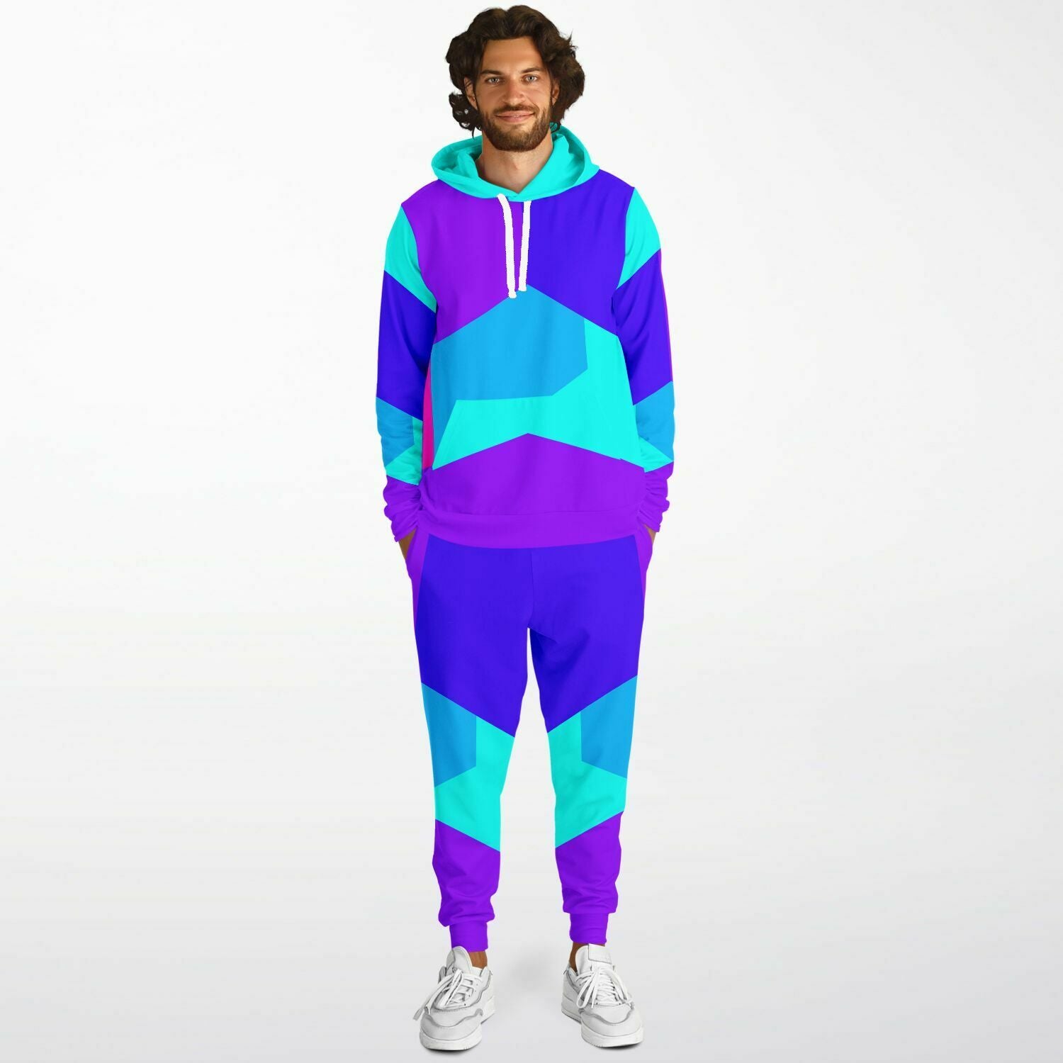 Purple Vail Unisex Hoodie and Jogger Set