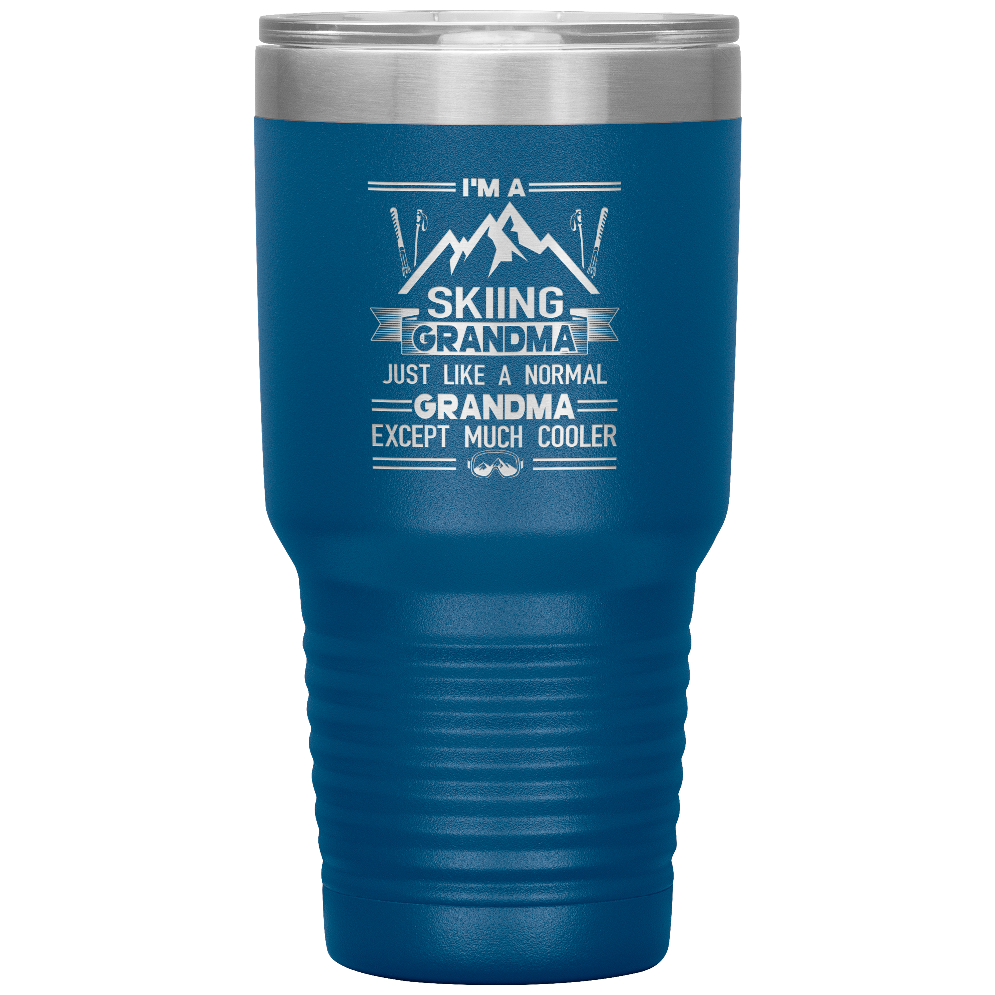 I'm A Skiing Grandma 30oz Tumbler - Powderaddicts