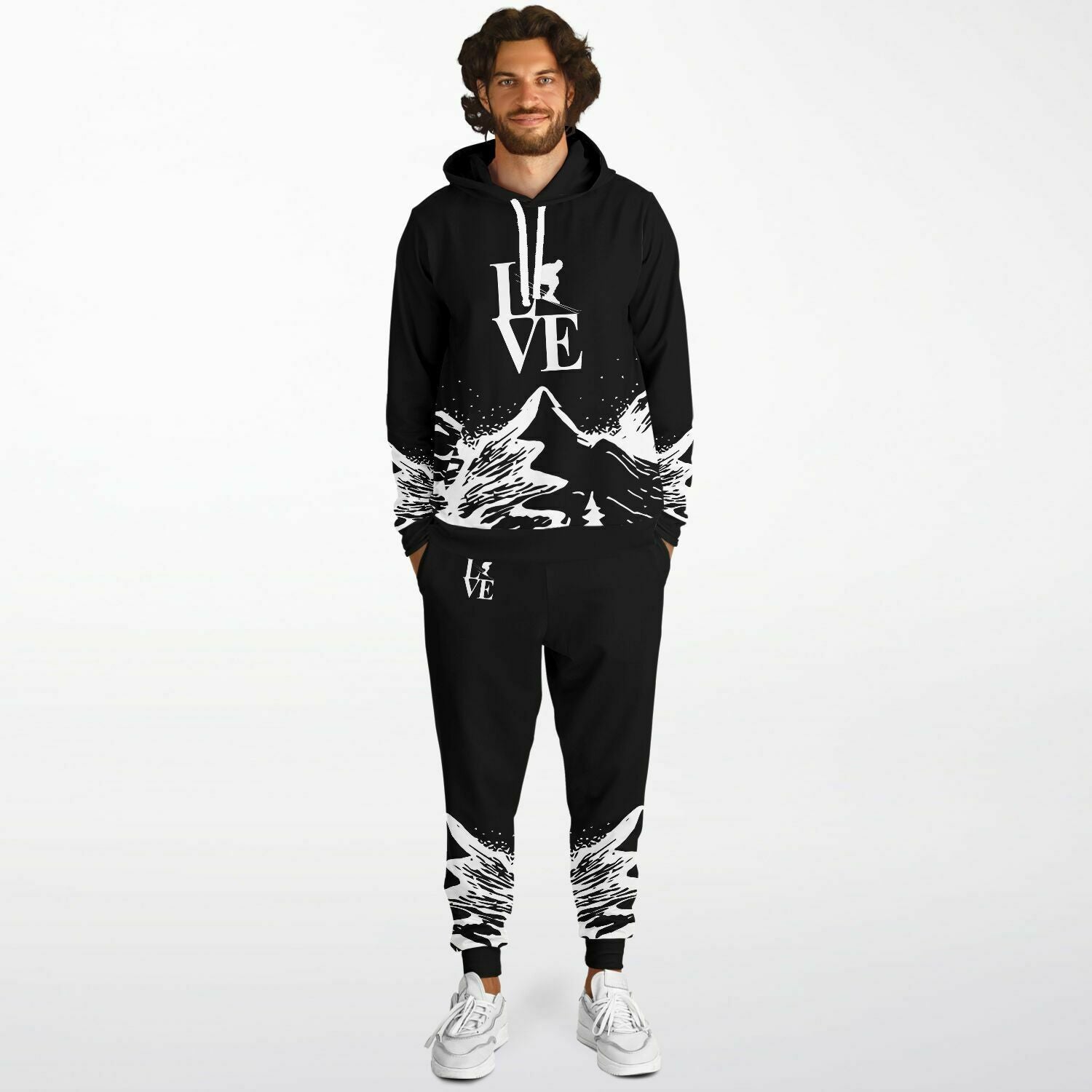 Love Ski Unisex Hoodie and Jogger Set