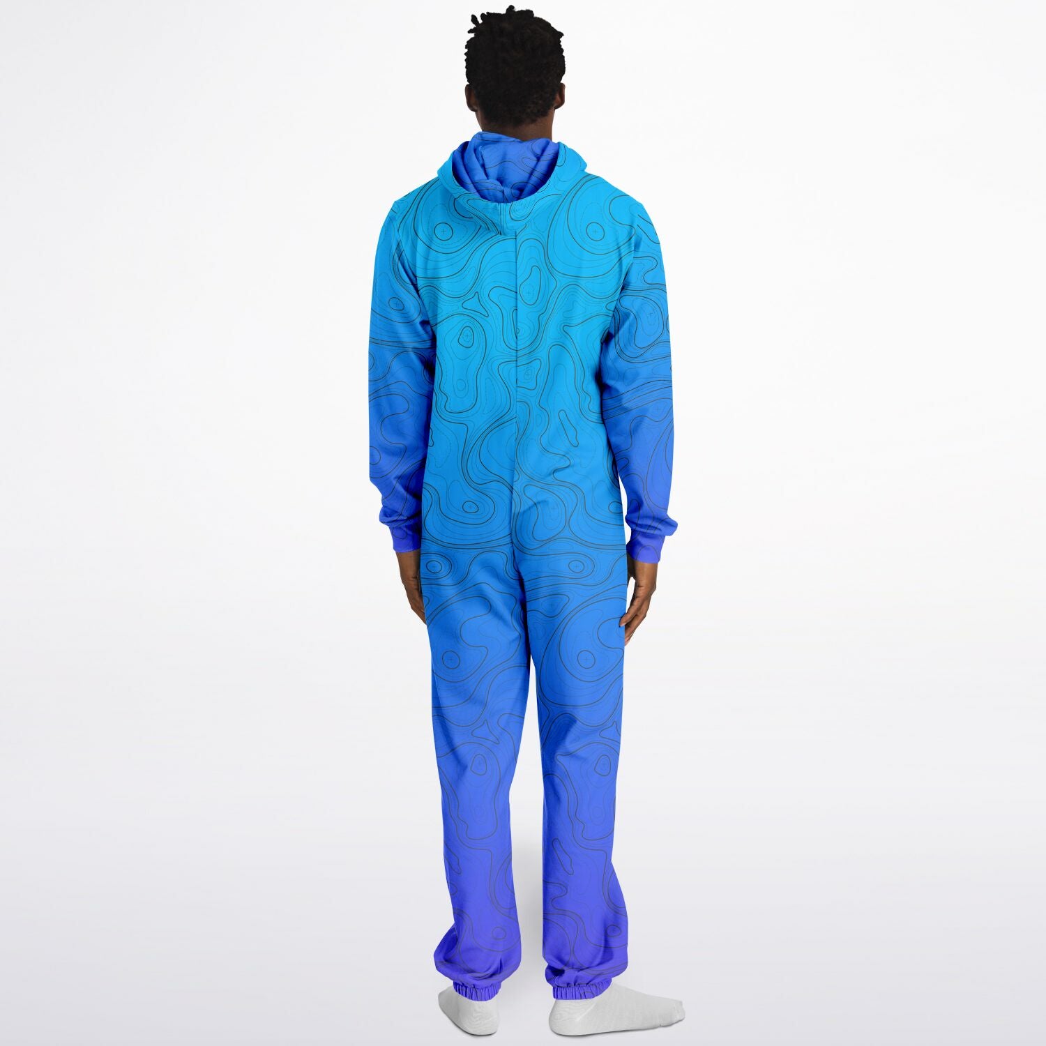 Gradient Topo Adult Unisex Jumpsuit