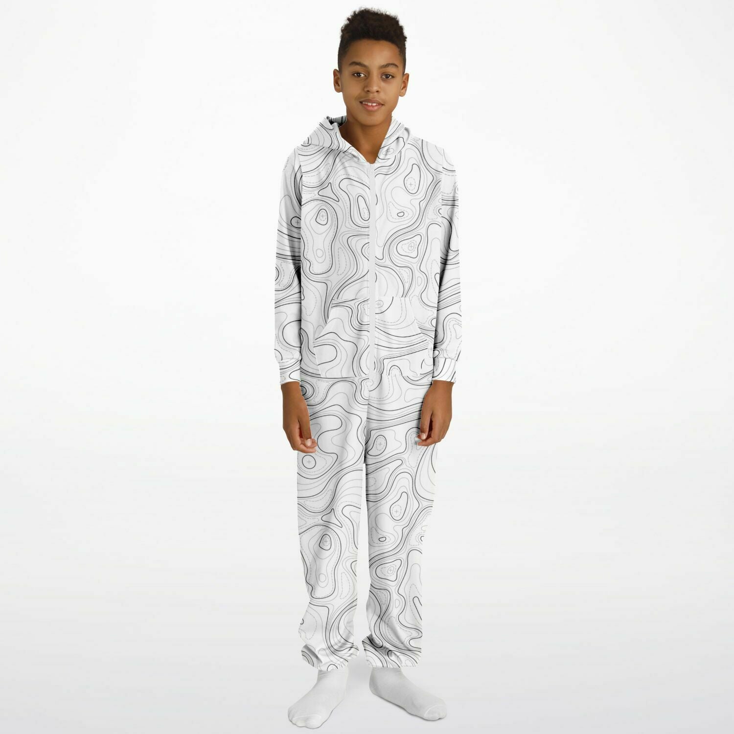 WHITE TOPO YOUTH UNISEX JUMPSUIT