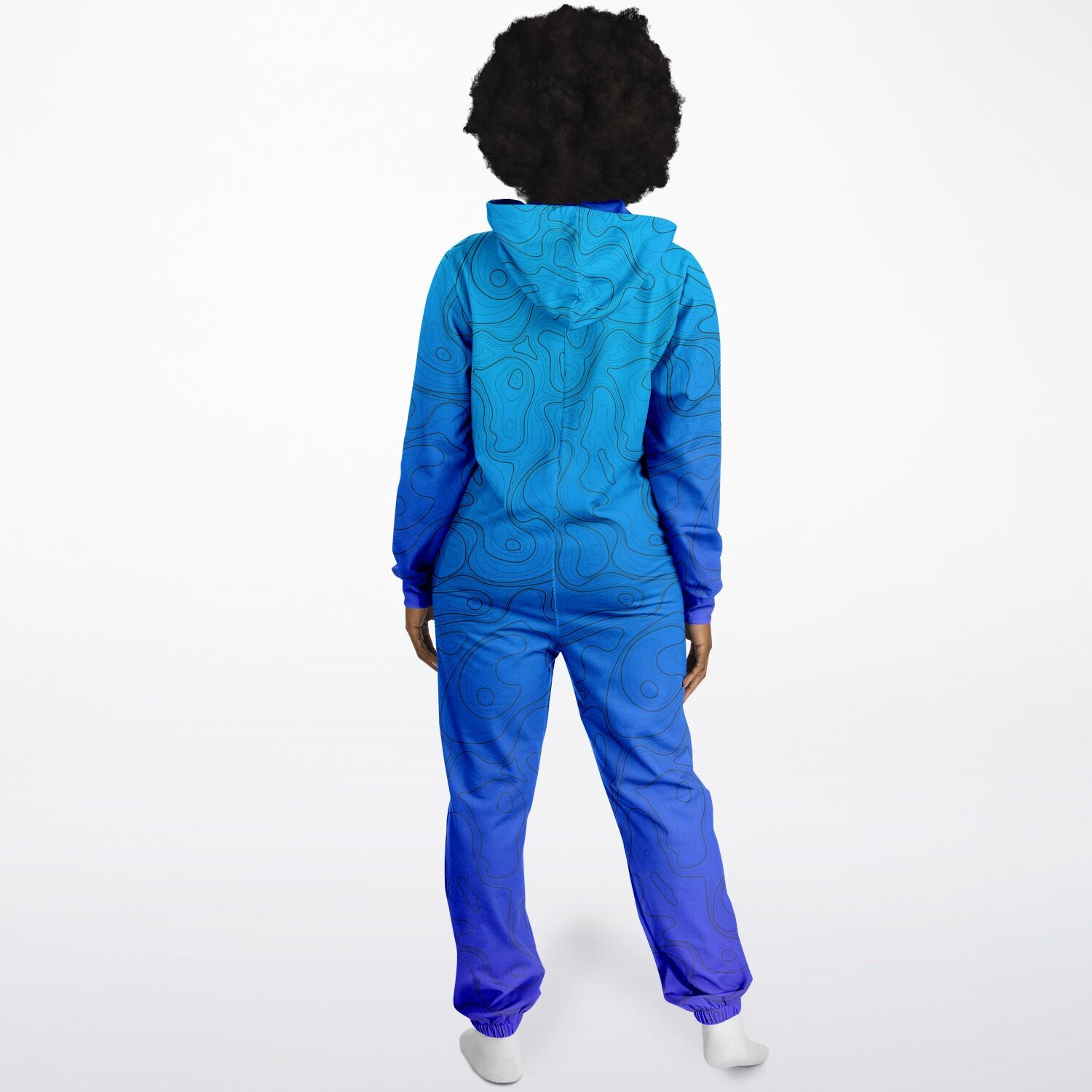 Gradient Topo Adult Unisex Jumpsuit