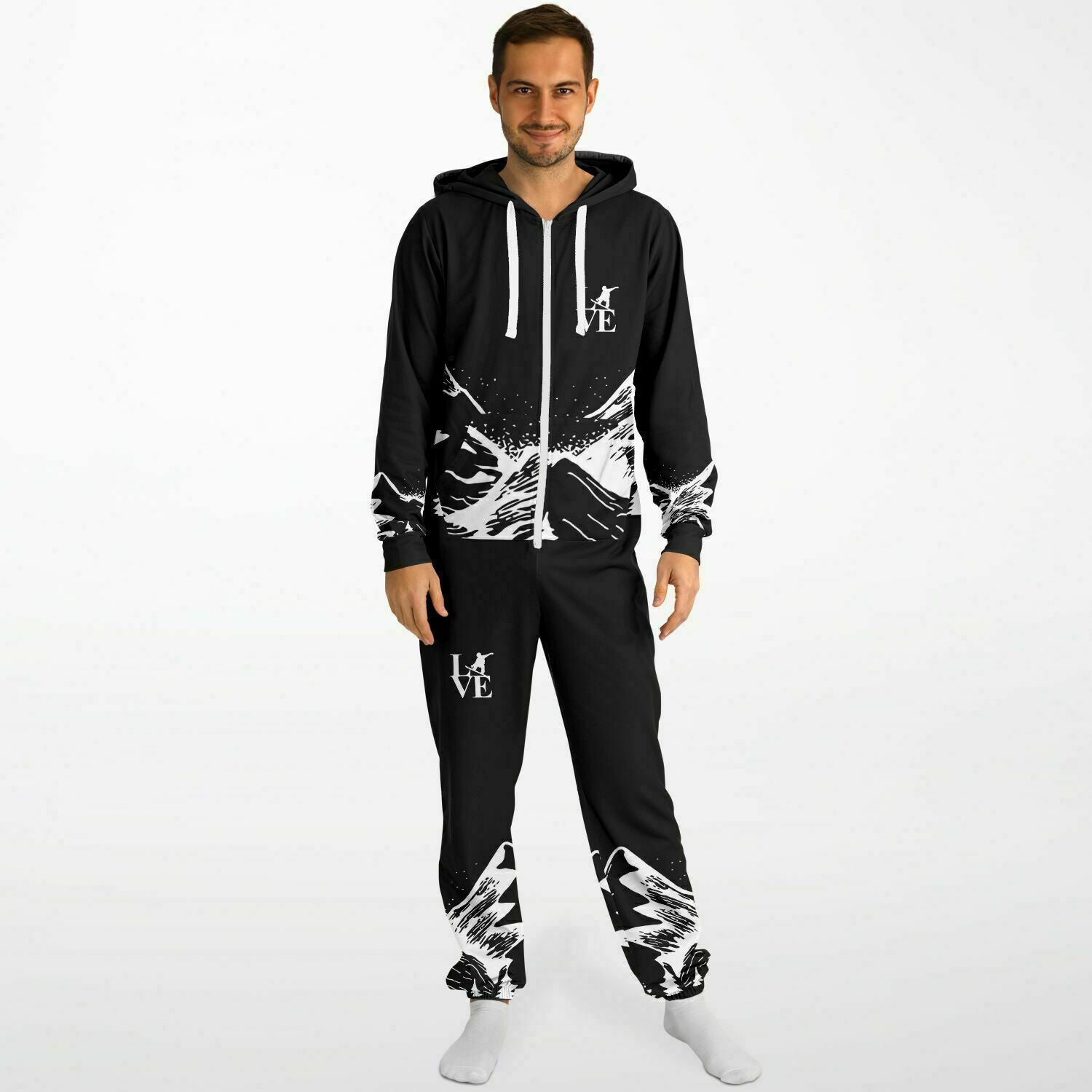 Love Snowboard Unisex Adult Jumpsuit