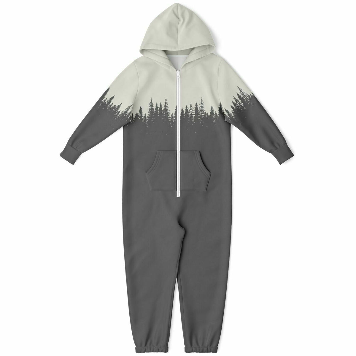 TREE OUTLINE HOODIE KIDS UNISEX JUMPSUIT