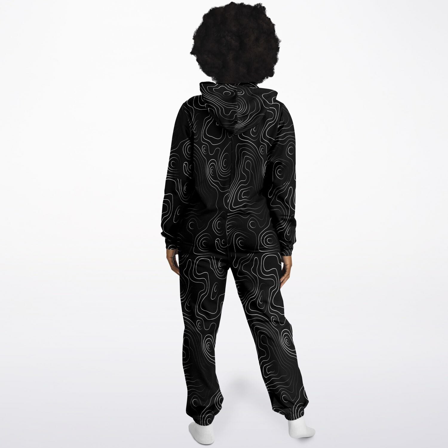 Black Topo Adult Unisex Jumpsuit