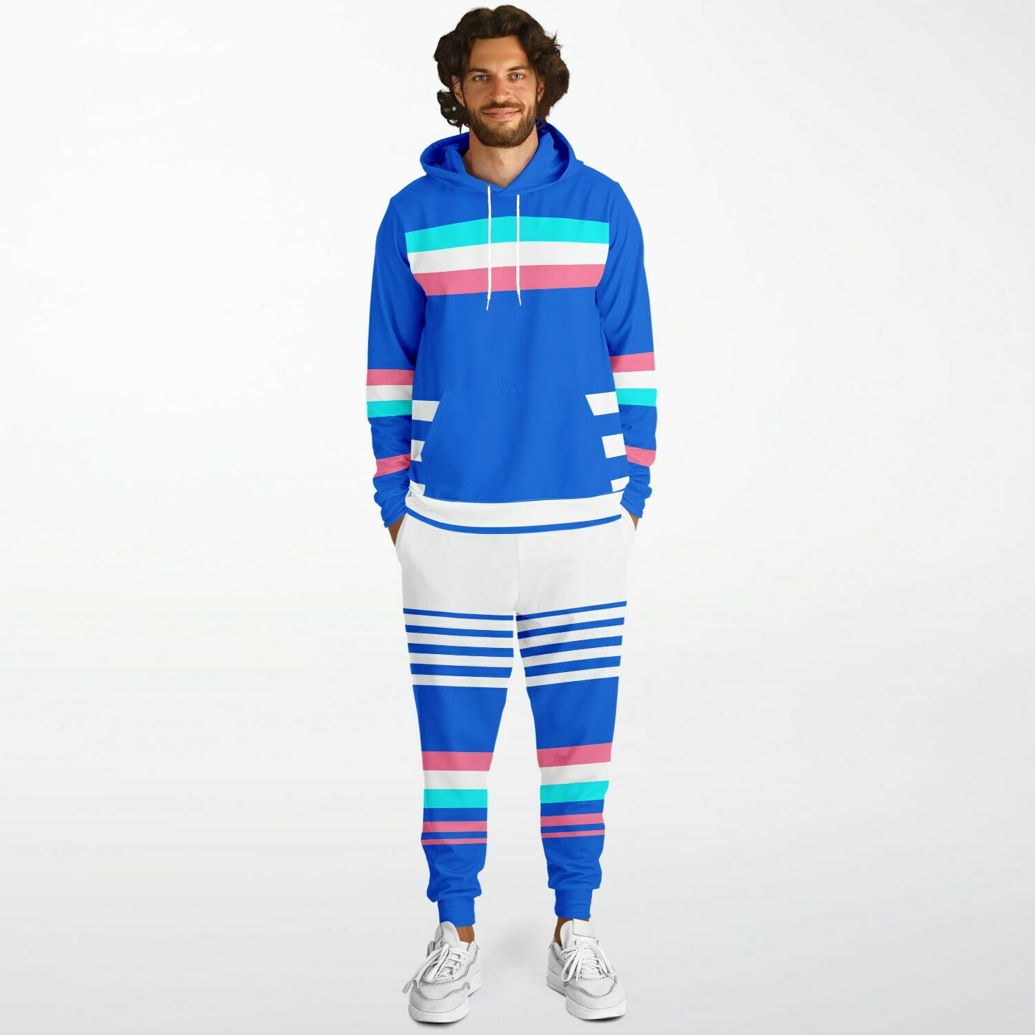 Stripe Club Hoodie and Jogger Set