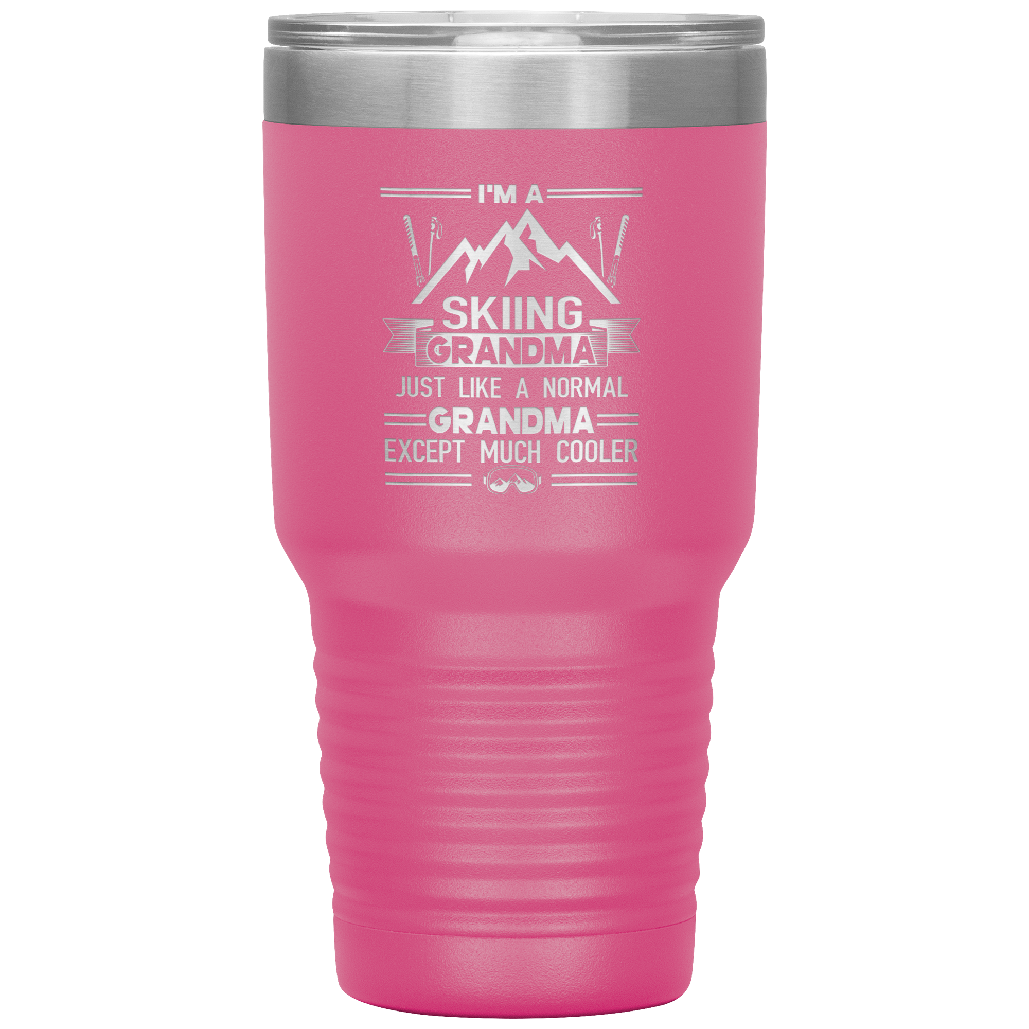 I'm A Skiing Grandma 30oz Tumbler - Powderaddicts