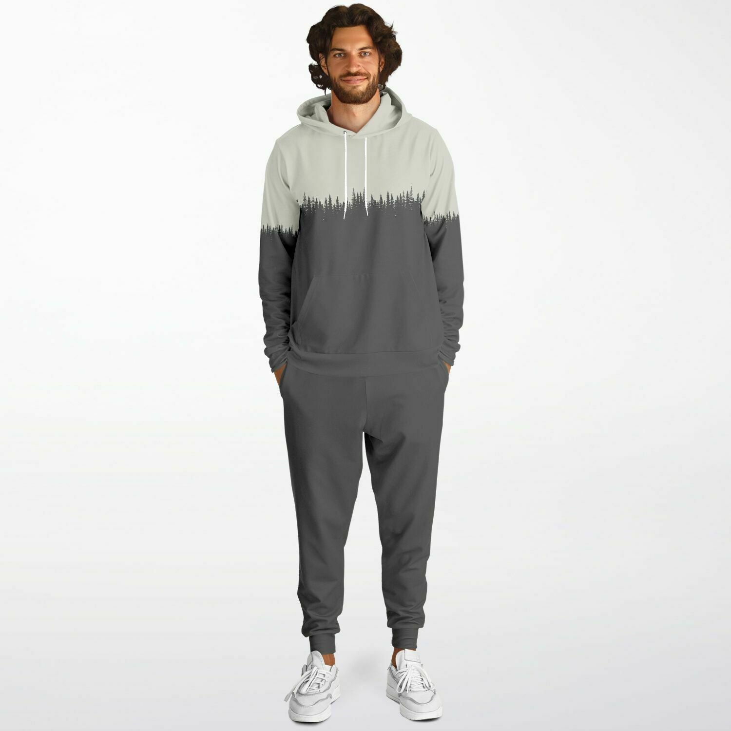 Tree Outline Hoodie and Jogger Set