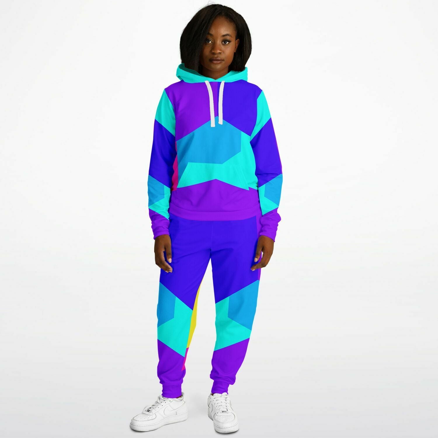 Purple Vail Unisex Hoodie and Jogger Set