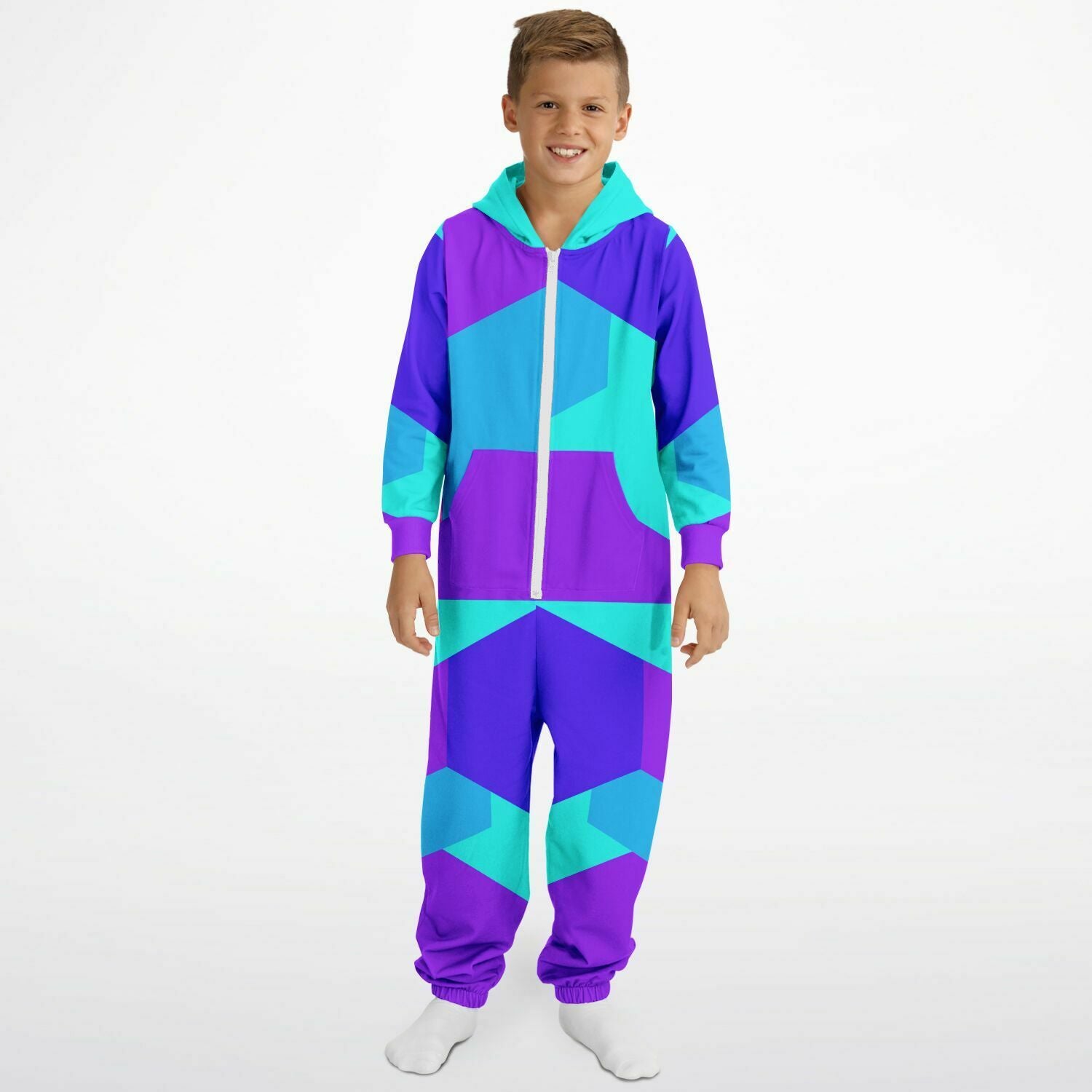 Purple Vail Kid's Unisex Jumpsuit