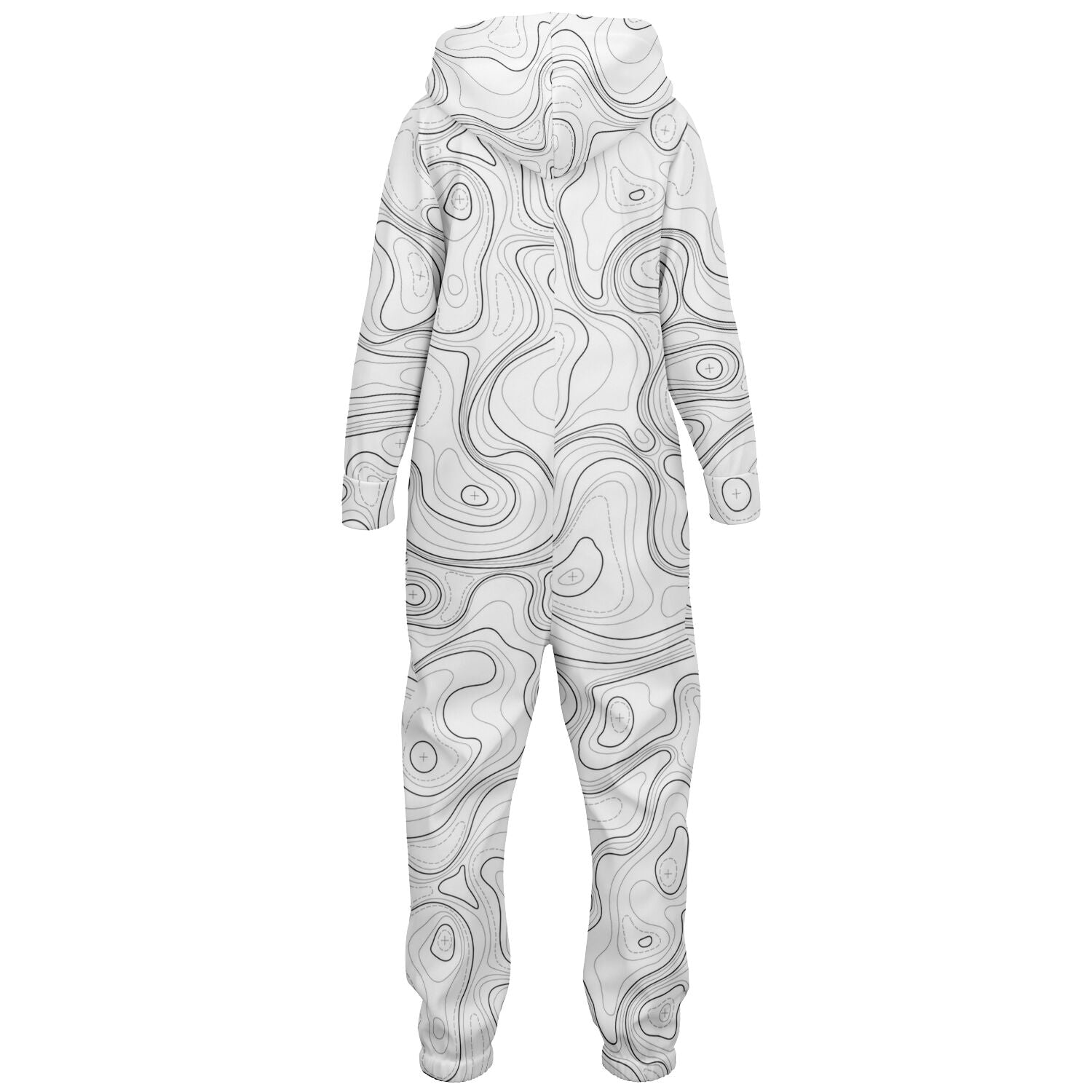 White Topo Kids Unisex Jumpsuit