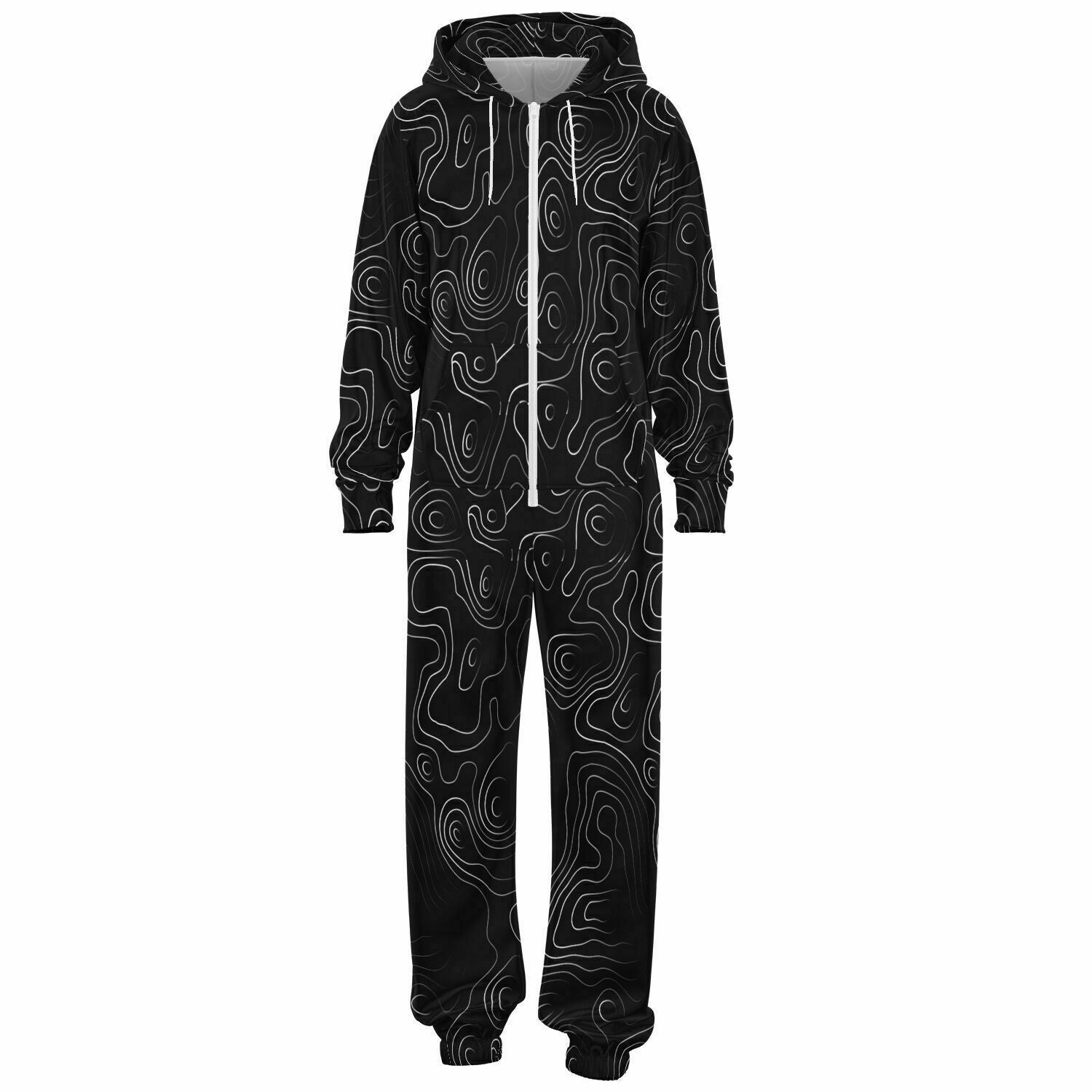 Black Topo Adult Unisex Jumpsuit