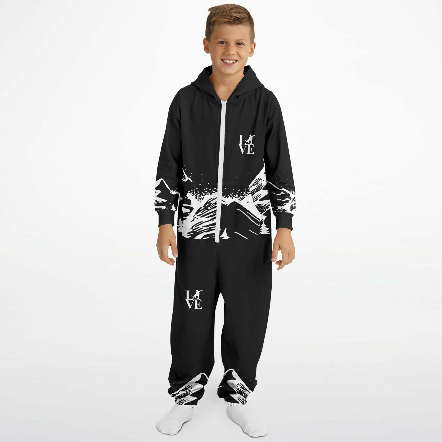 Love Snowboard Unisex Kid's Jumpsuit