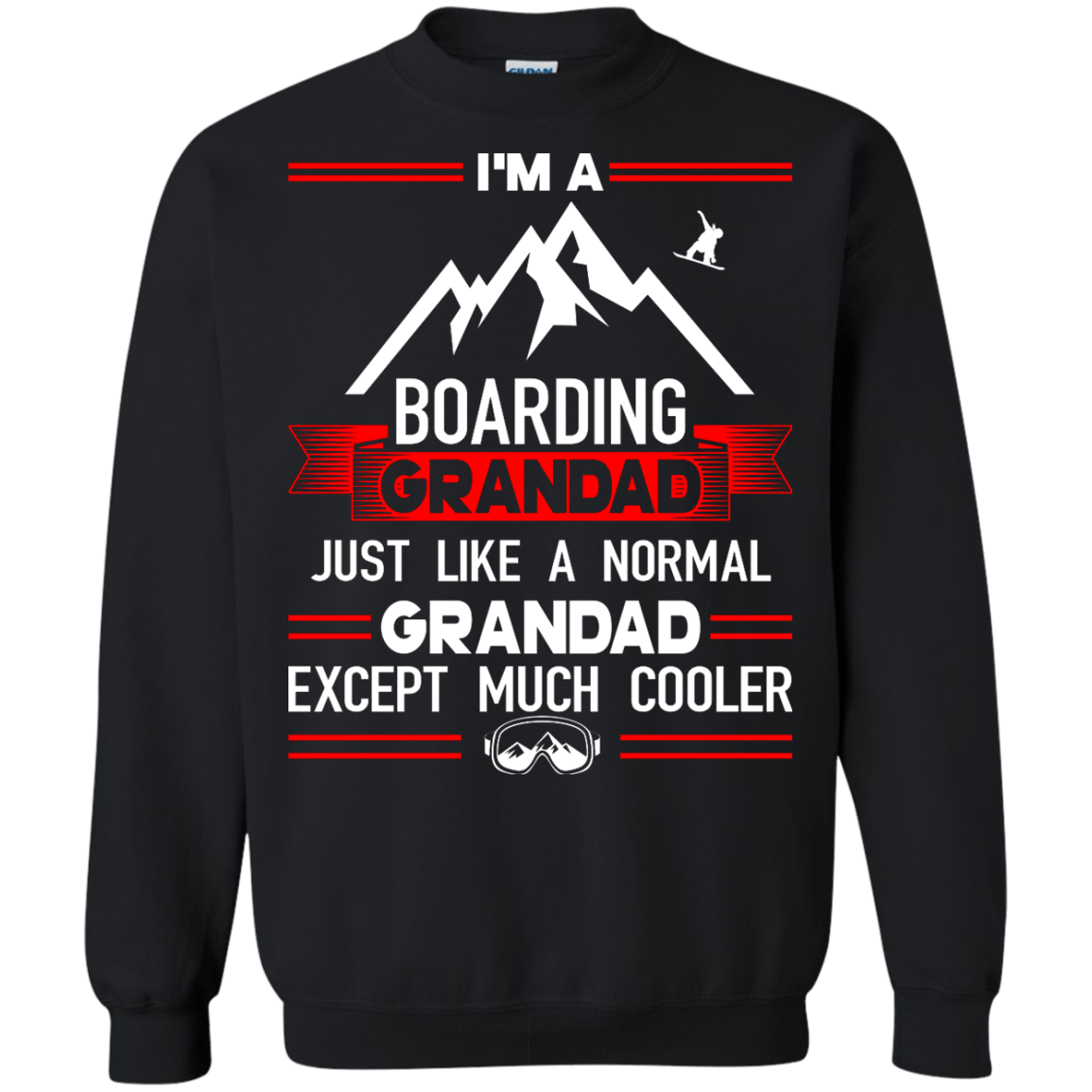 I'm A Boarding Grandad Just Like A Normal Grandad Except Much Cooler Long Sleeves - Powderaddicts