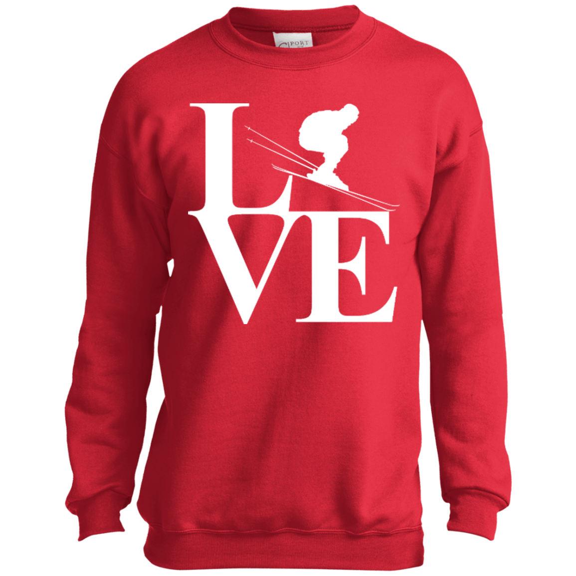 Love Skiing Youth Long Sleeves - Powderaddicts