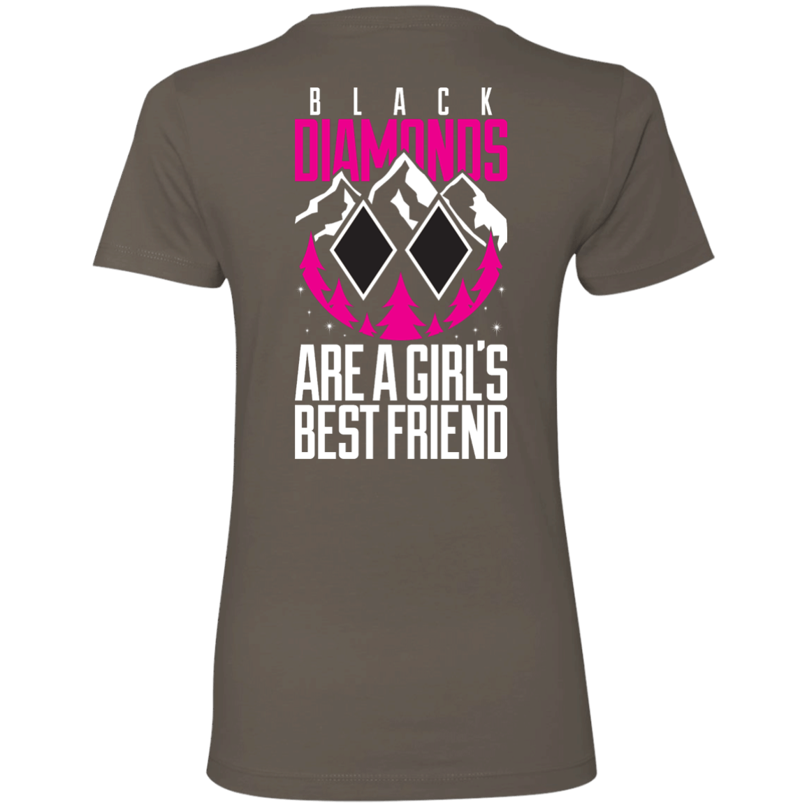 Black Diamonds Are Girl's Bestfriend V2 -Tees - Powderaddicts