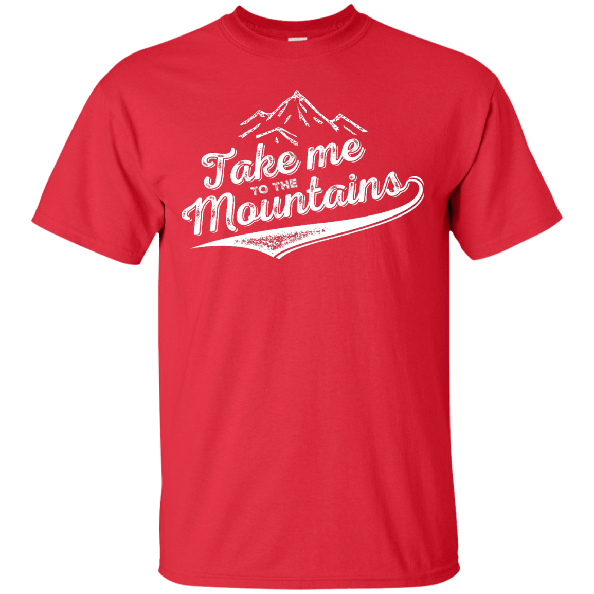 Take Me To The Mountains Men's Tees and V-Neck - Powderaddicts