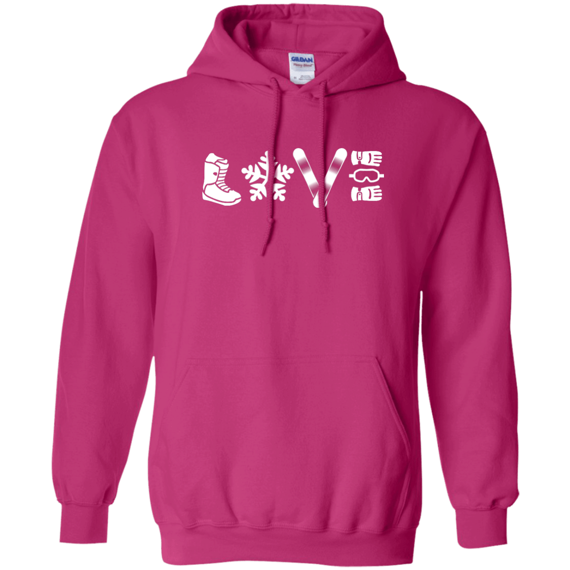 Love Snowboarding Hoodies - Powderaddicts