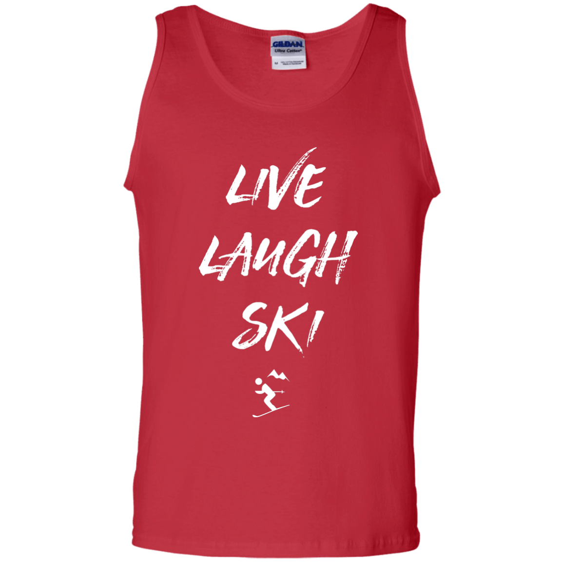 Live Laugh Ski Tank Tops - Powderaddicts