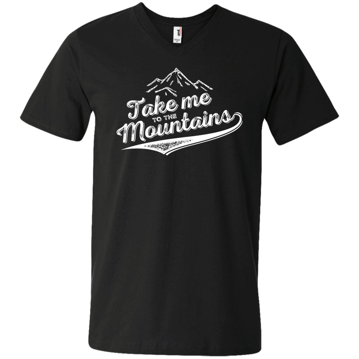 Take Me To The Mountains Men's Tees and V-Neck - Powderaddicts