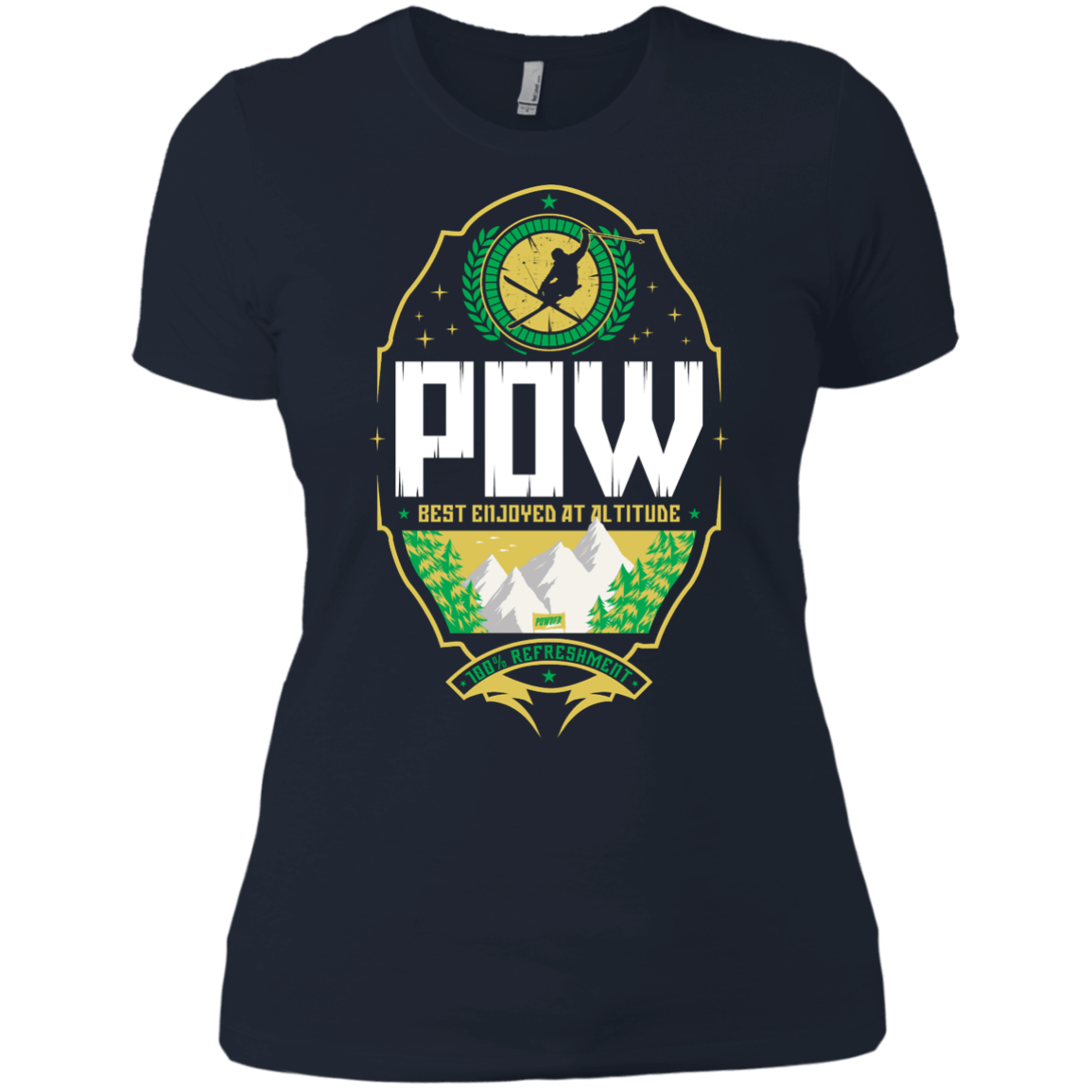 Pow Ski Tees - Powderaddicts