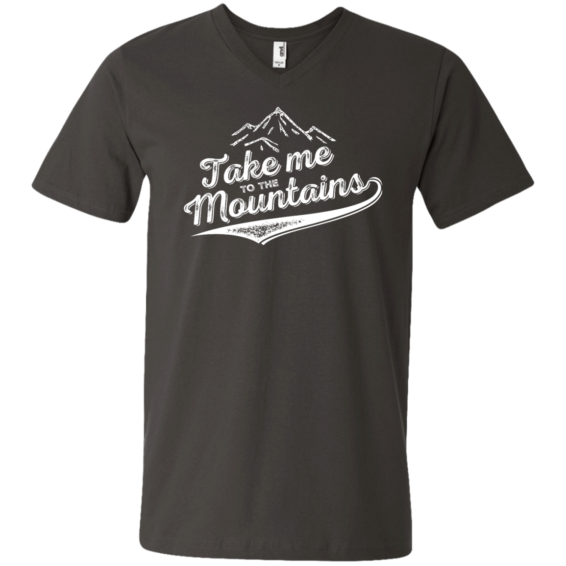 Take Me To The Mountains Men's Tees and V-Neck - Powderaddicts