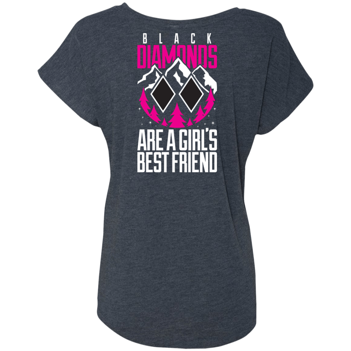 Black Diamonds Are Girl's Bestfriend V2 -Tees - Powderaddicts