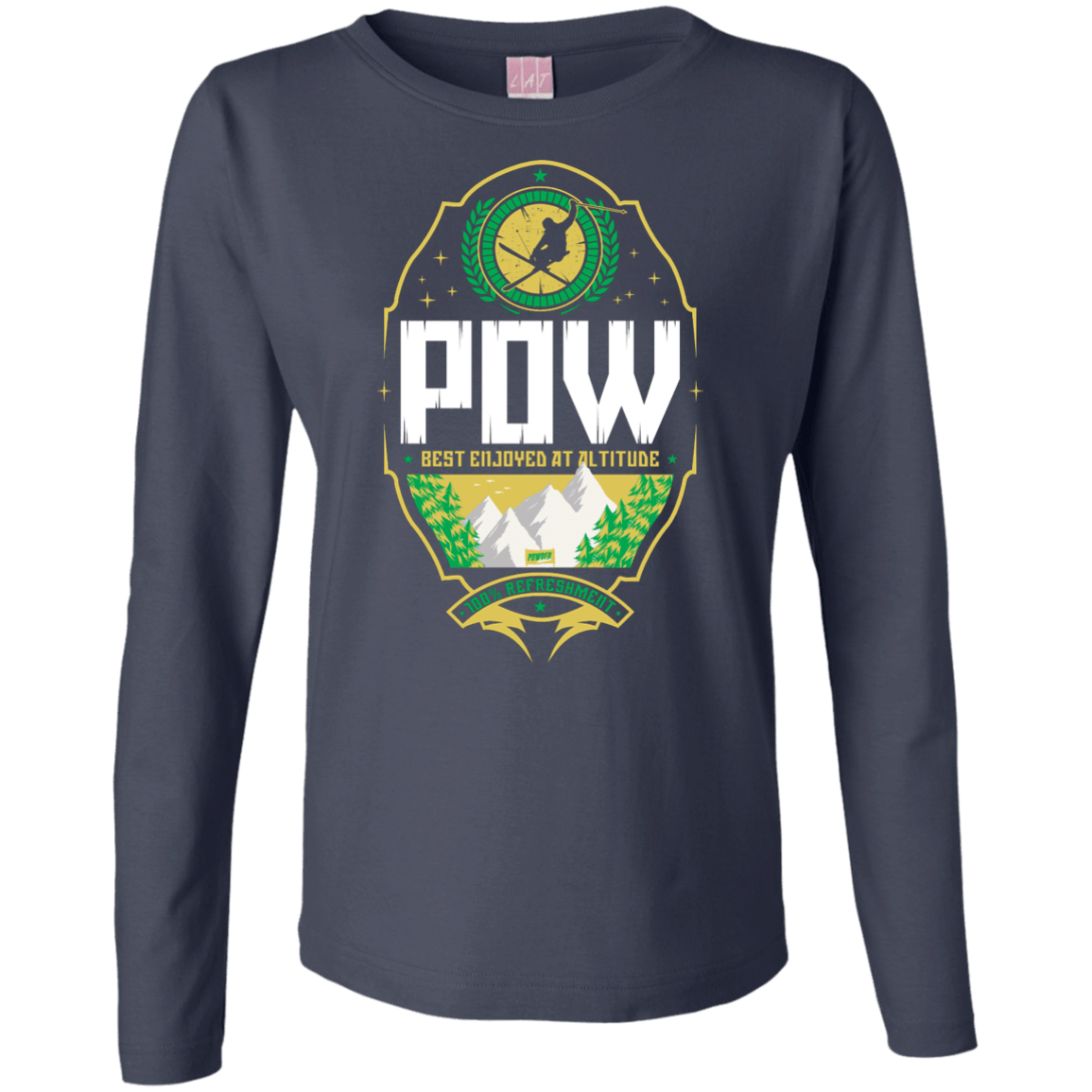 Pow Ski Long Sleeves - Powderaddicts