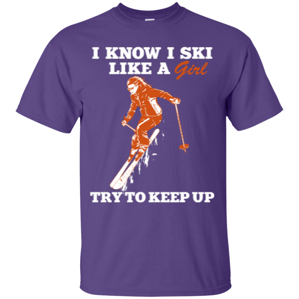 I Know I Ski Like A Girl Youth Tees - Powderaddicts