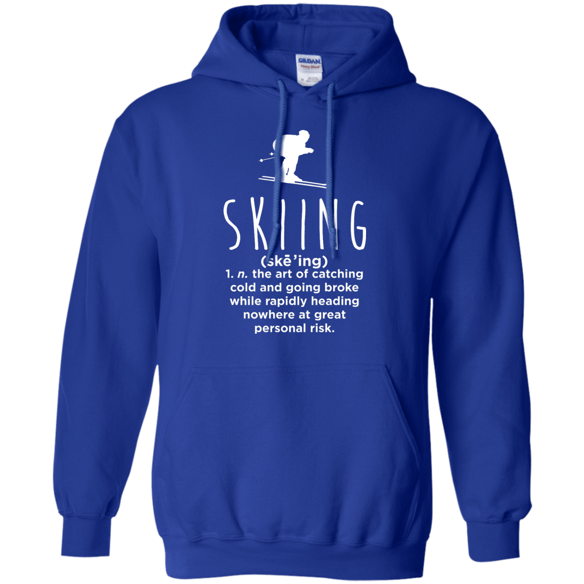 Skiing Definition Hoodies - Powderaddicts